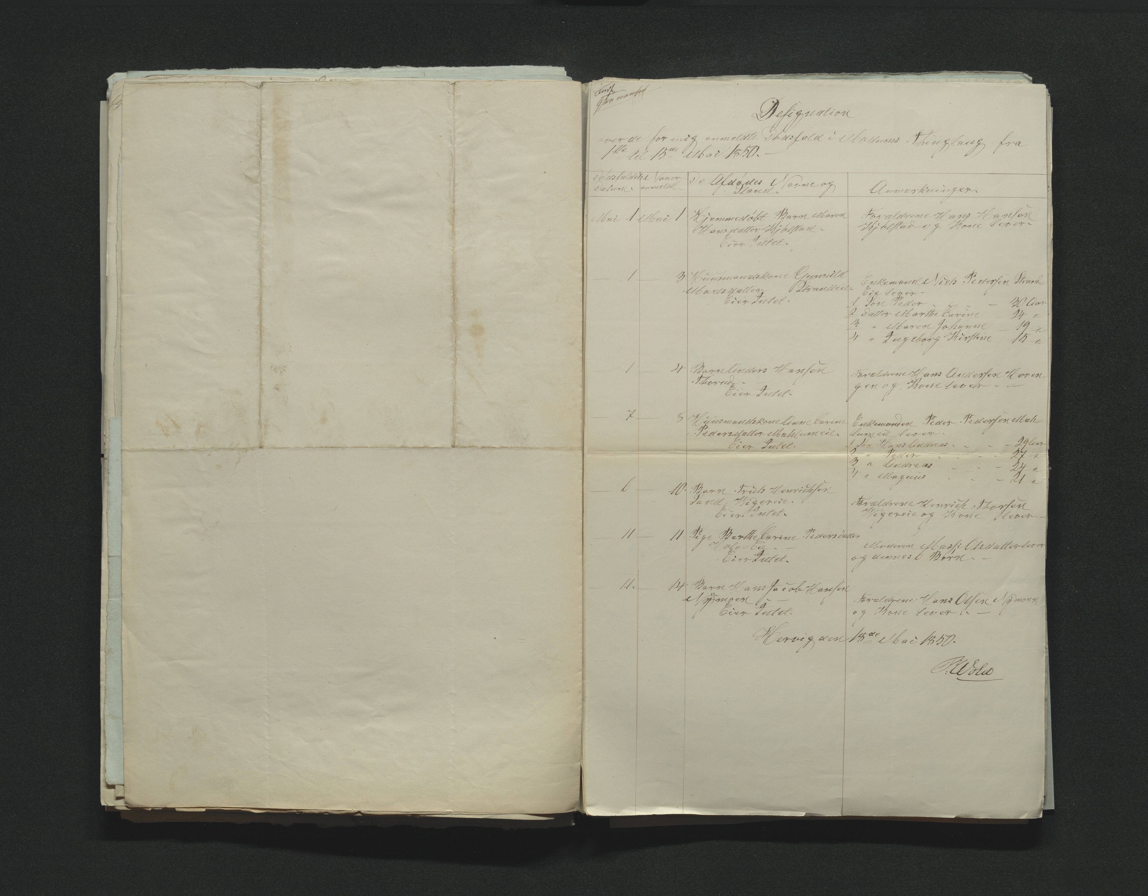 Eiker, Modum og Sigdal sorenskriveri, AV/SAKO-A-123/H/Ha/Hab/L0008: Dødsfallsmeldinger, 1850-1853