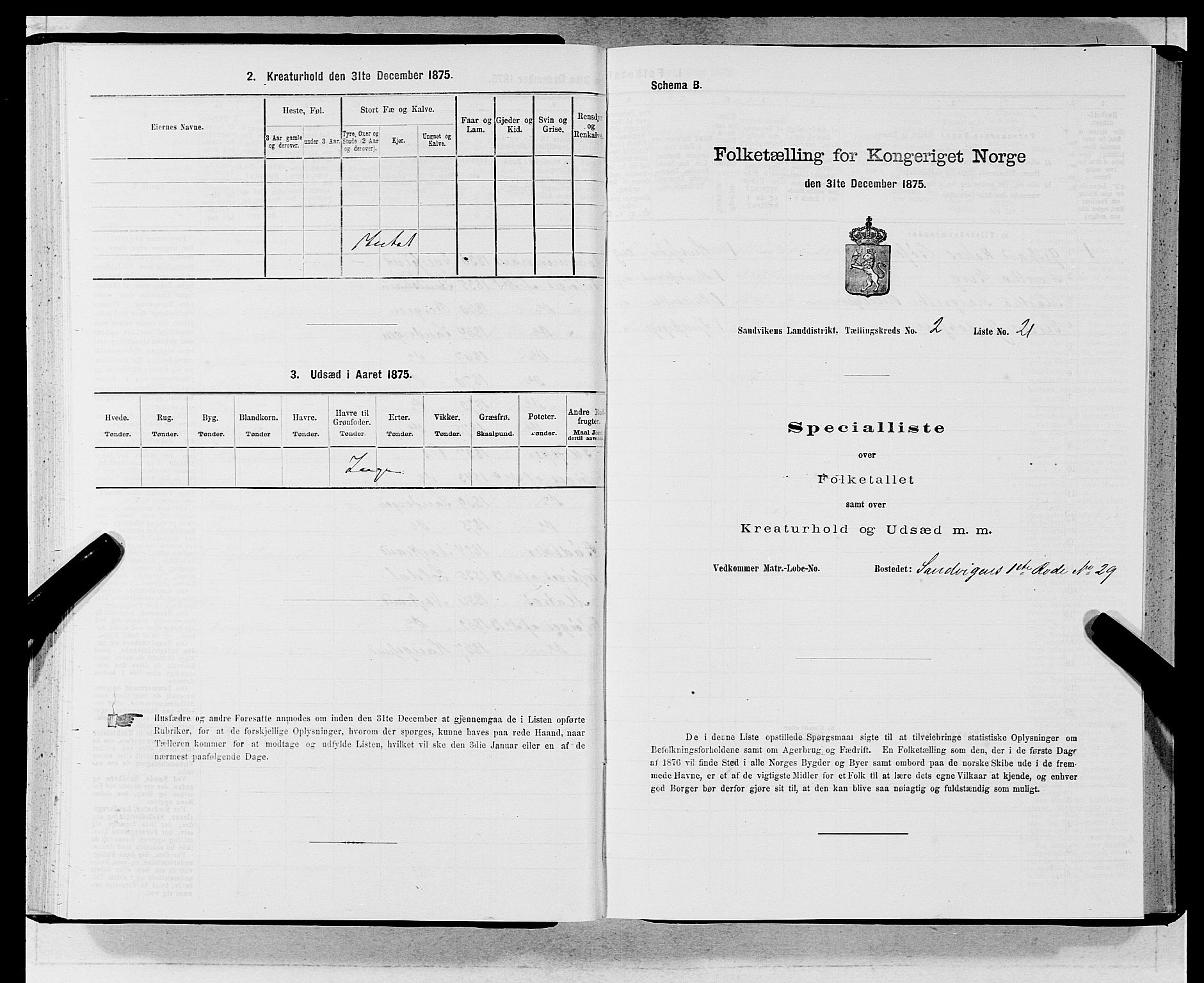 SAB, Folketelling 1875 for 1281L Bergen landdistrikt, Domkirkens landsokn og Sandvikens landsokn, 1875, s. 167