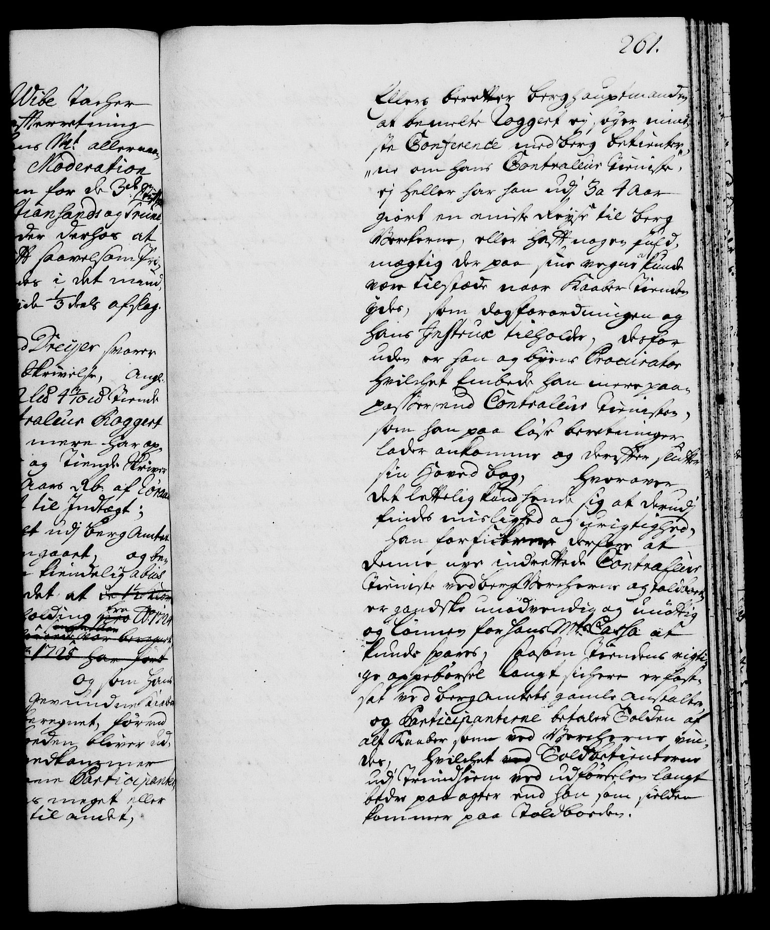 Rentekammeret, Kammerkanselliet, RA/EA-3111/G/Gh/Gha/L0013: Norsk ekstraktmemorialprotokoll (merket RK 53.58), 1731, s. 261