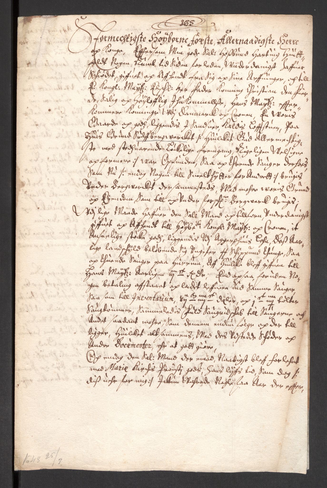 Danske Kanselli 1572-1799, AV/RA-EA-3023/F/Fc/Fcc/Fcca/L0012: Norske innlegg 1572-1799, 1648-1649, s. 320