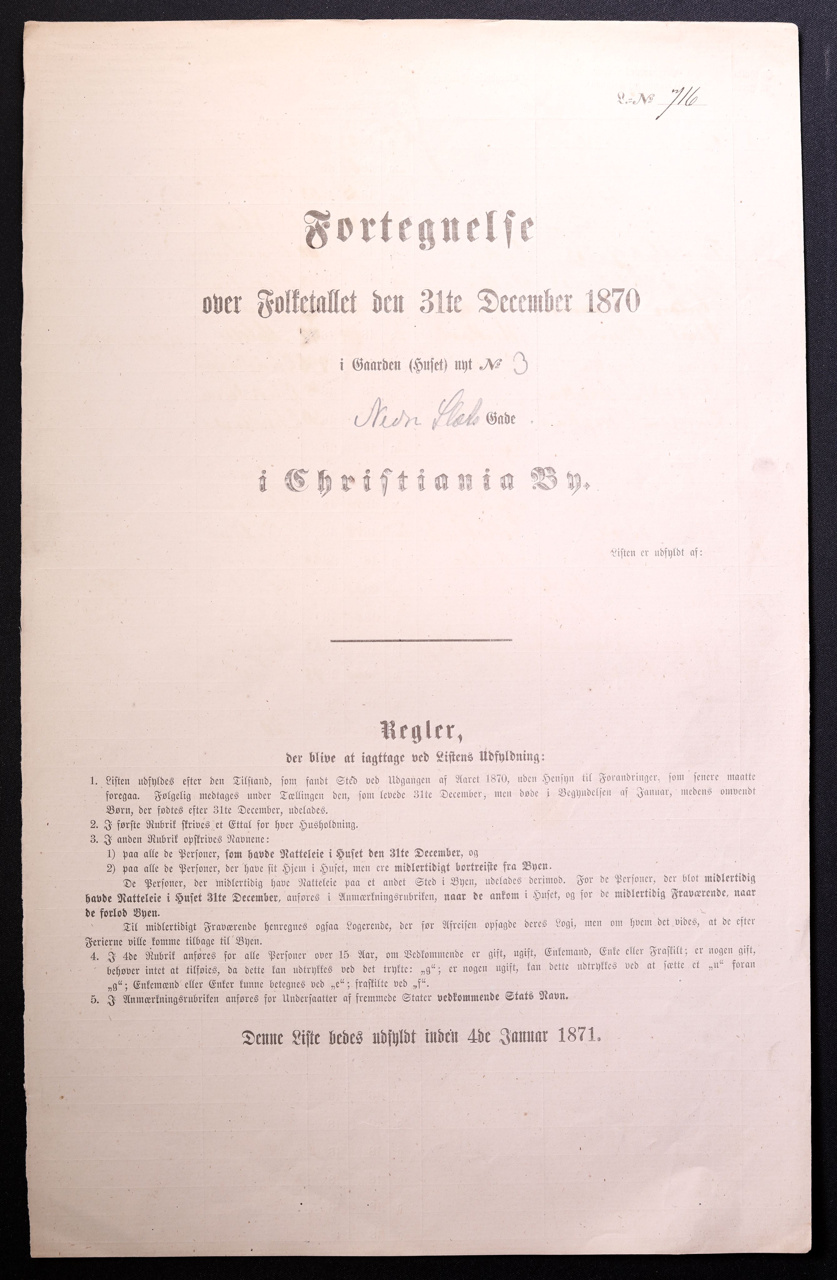 RA, Folketelling 1870 for 0301 Kristiania kjøpstad, 1870, s. 2476