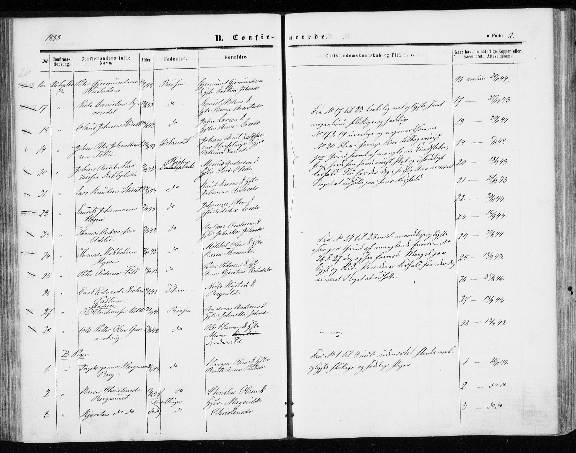 Ministerialprotokoller, klokkerbøker og fødselsregistre - Sør-Trøndelag, AV/SAT-A-1456/646/L0612: Ministerialbok nr. 646A10, 1858-1869, s. 2