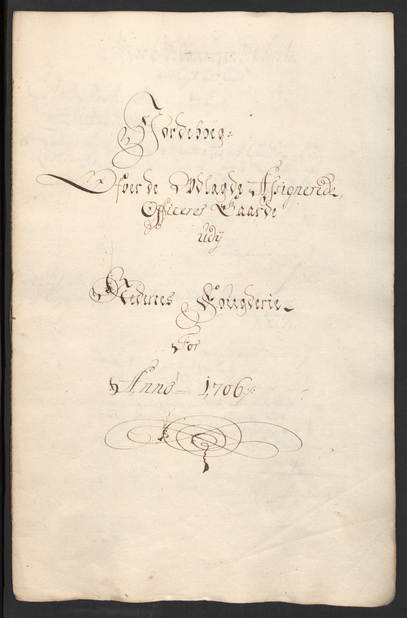 Rentekammeret inntil 1814, Reviderte regnskaper, Fogderegnskap, RA/EA-4092/R39/L2318: Fogderegnskap Nedenes, 1706-1709, s. 57