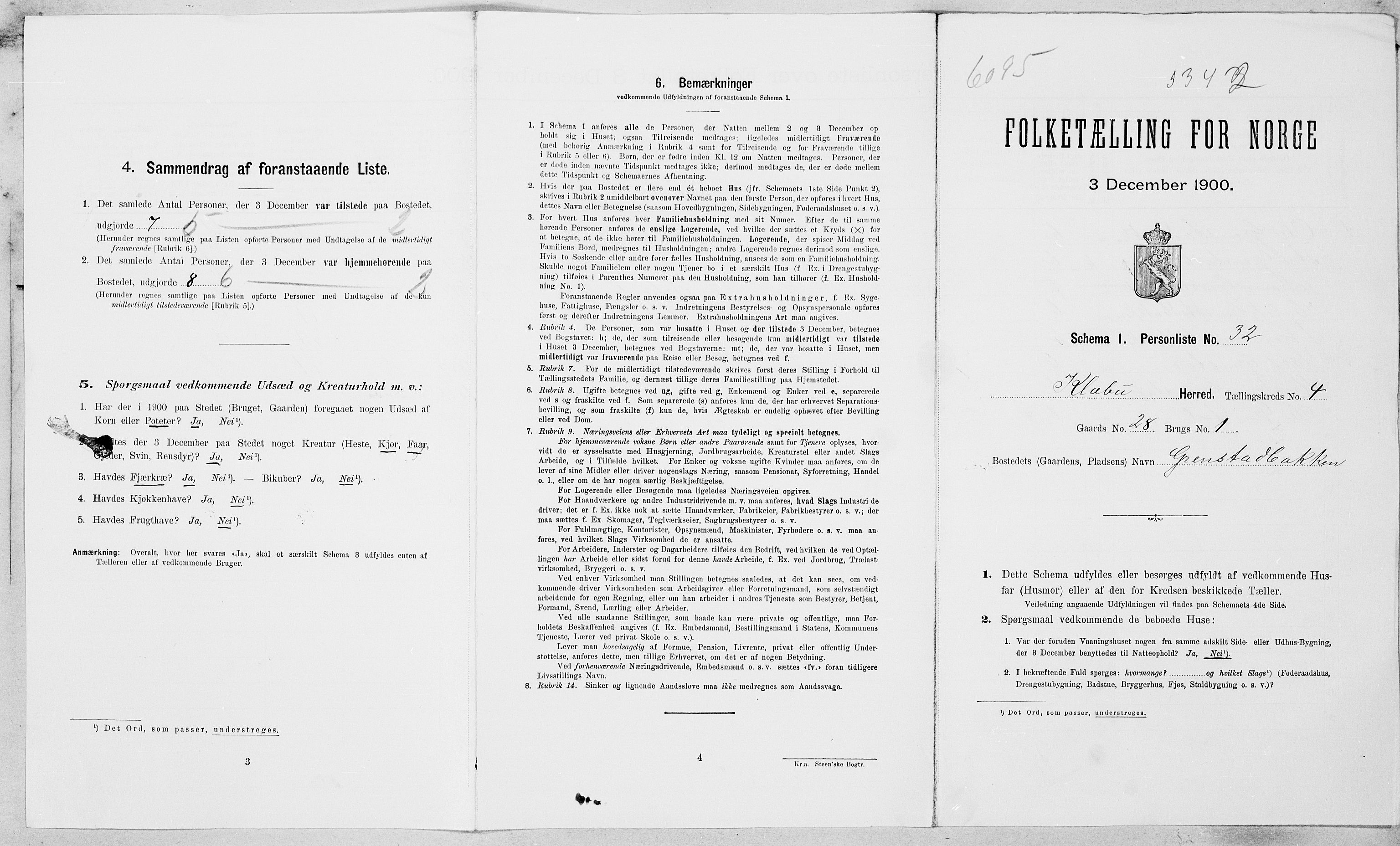 SAT, Folketelling 1900 for 1662 Klæbu herred, 1900, s. 24