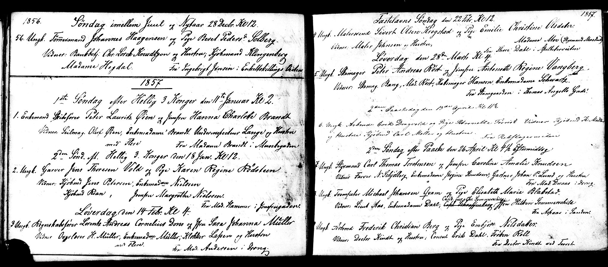 Ministerialprotokoller, klokkerbøker og fødselsregistre - Sør-Trøndelag, SAT/A-1456/601/L0089: Klokkerbok nr. 601C07, 1854-1877