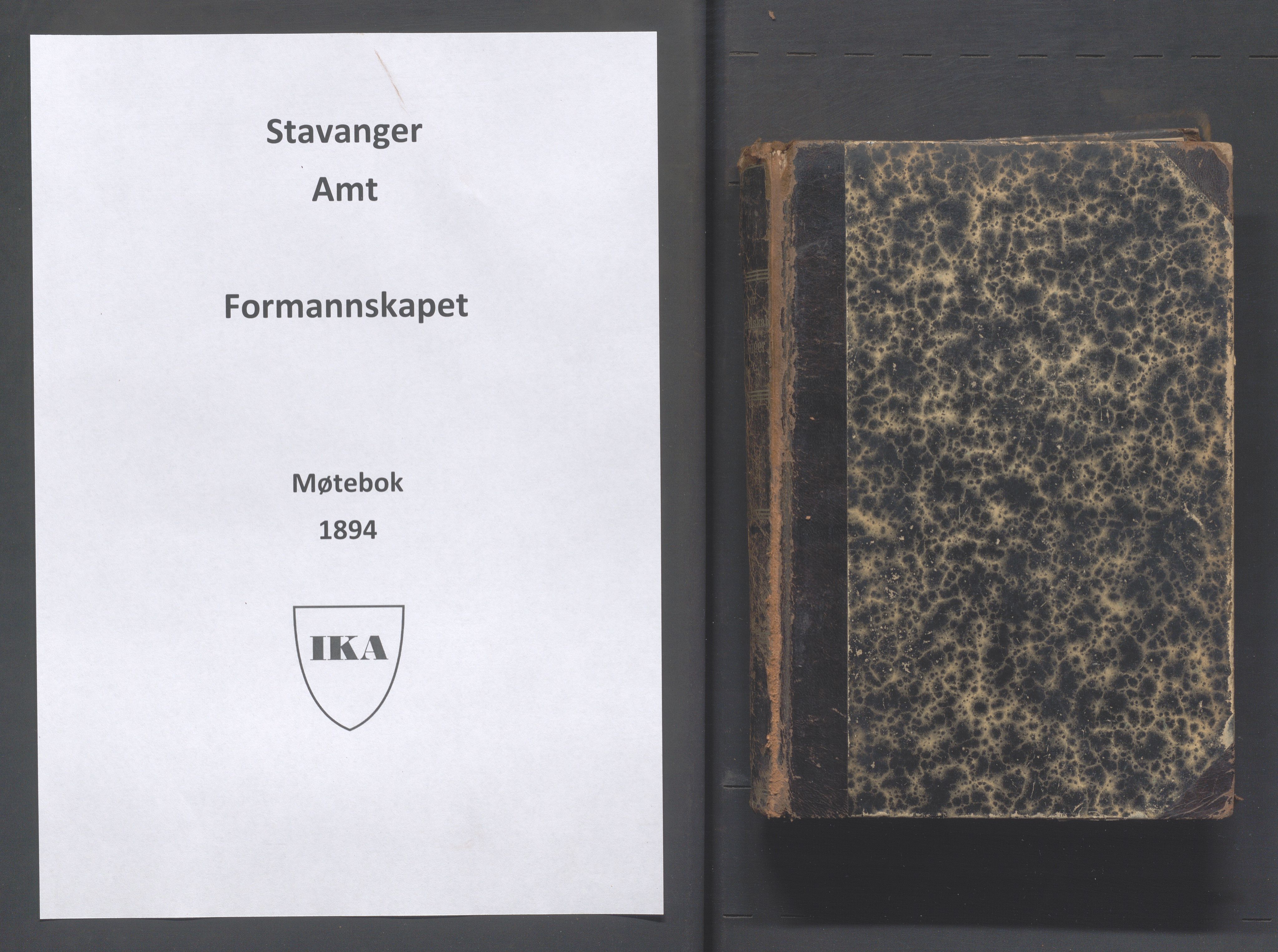 Rogaland fylkeskommune - Fylkesrådmannen , IKAR/A-900/A, 1894, s. 1