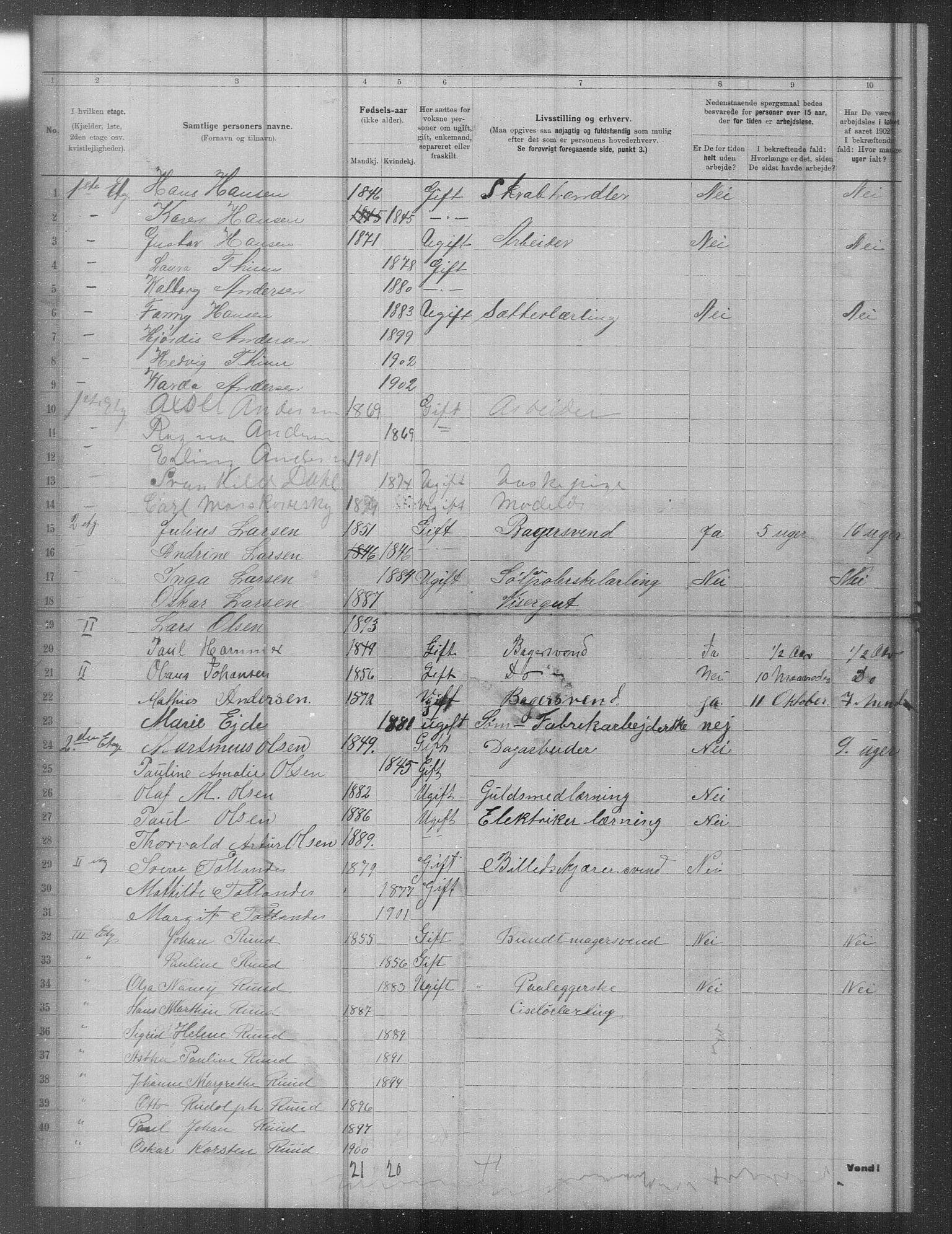OBA, Kommunal folketelling 31.12.1902 for Kristiania kjøpstad, 1902, s. 11003