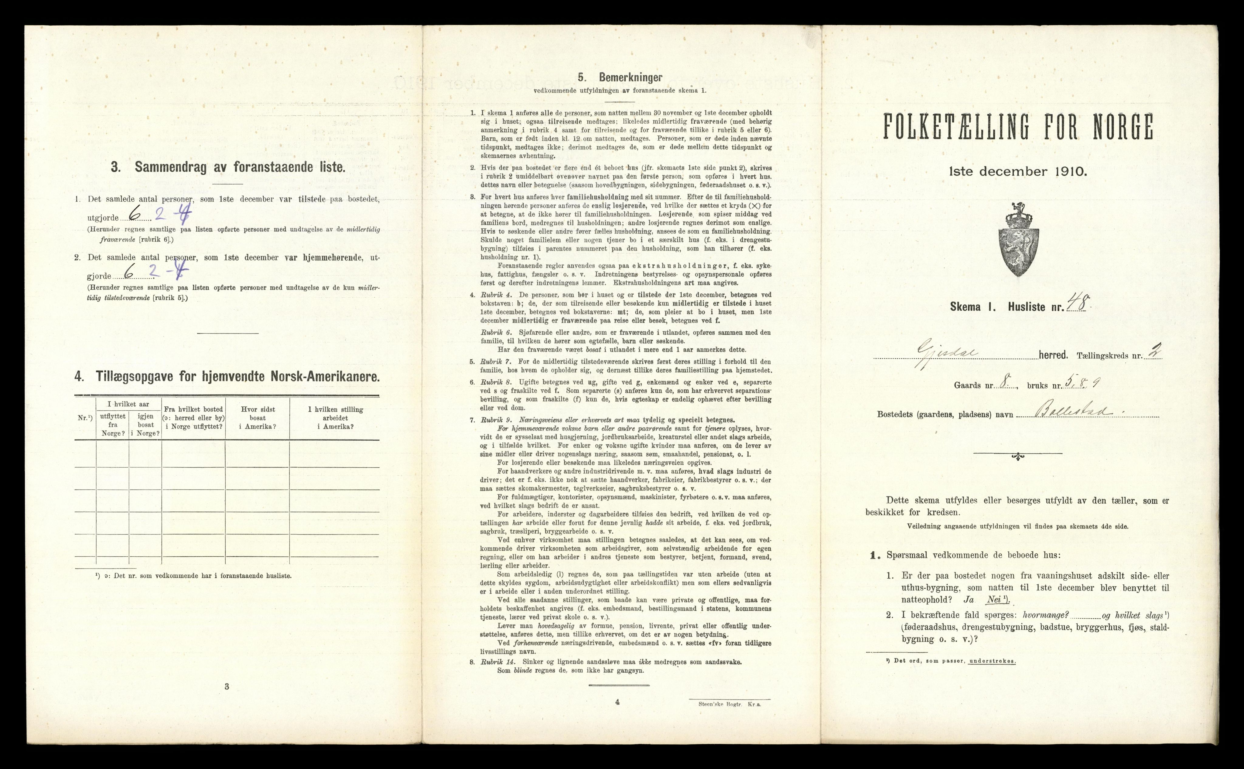 RA, Folketelling 1910 for 1122 Gjesdal herred, 1910, s. 304