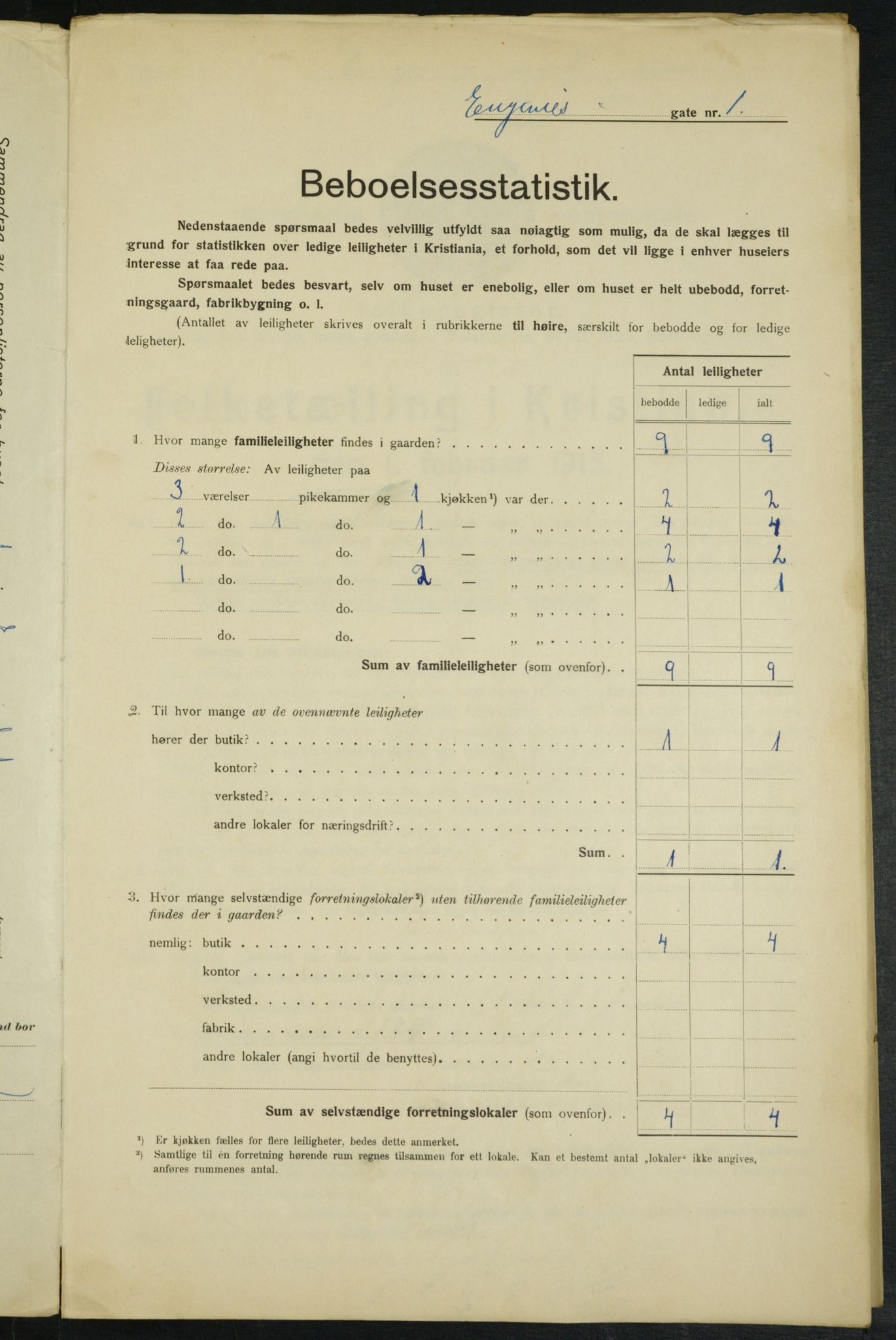 OBA, Kommunal folketelling 1.2.1915 for Kristiania, 1915, s. 22189