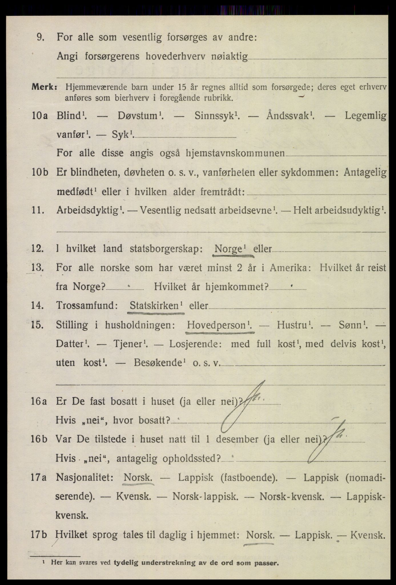 SAT, Folketelling 1920 for 1718 Leksvik herred, 1920, s. 2717