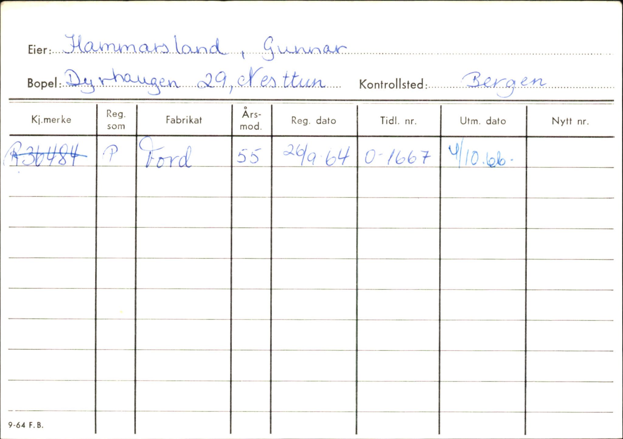 Statens vegvesen, Hordaland vegkontor, SAB/A-5201/2/Ha/L0018: R-eierkort H, 1920-1971, s. 506