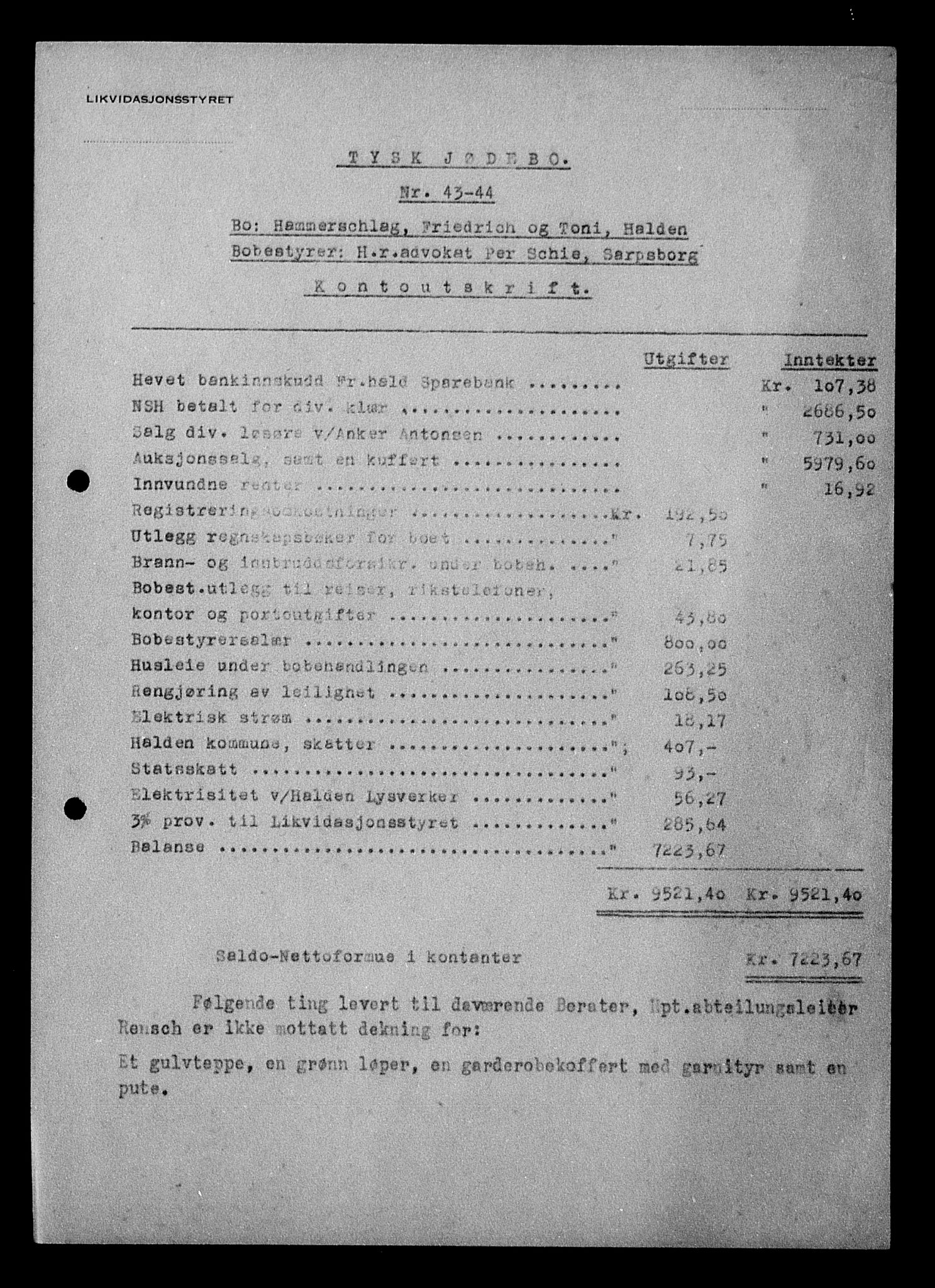 Justisdepartementet, Tilbakeføringskontoret for inndratte formuer, AV/RA-S-1564/H/Hc/Hcd/L0998: --, 1945-1947, s. 122