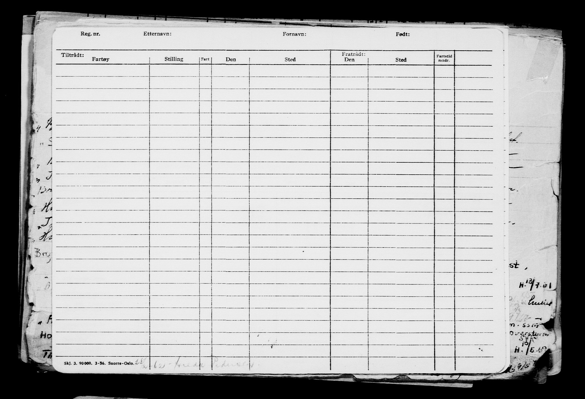 Direktoratet for sjømenn, AV/RA-S-3545/G/Gb/L0191: Hovedkort, 1921, s. 320