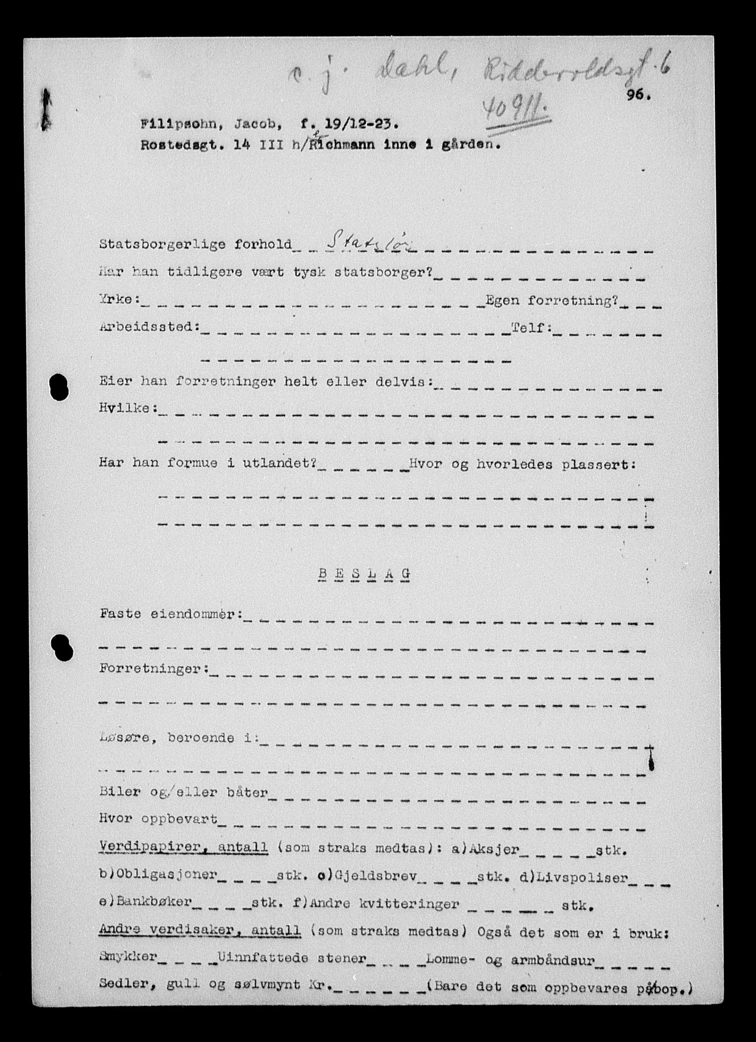 Justisdepartementet, Tilbakeføringskontoret for inndratte formuer, AV/RA-S-1564/H/Hc/Hcc/L0972: --, 1945-1947, s. 497