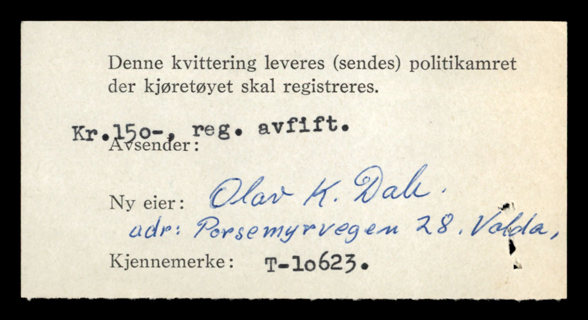 Møre og Romsdal vegkontor - Ålesund trafikkstasjon, AV/SAT-A-4099/F/Fe/L0022: Registreringskort for kjøretøy T 10584 - T 10694, 1927-1998, s. 1248