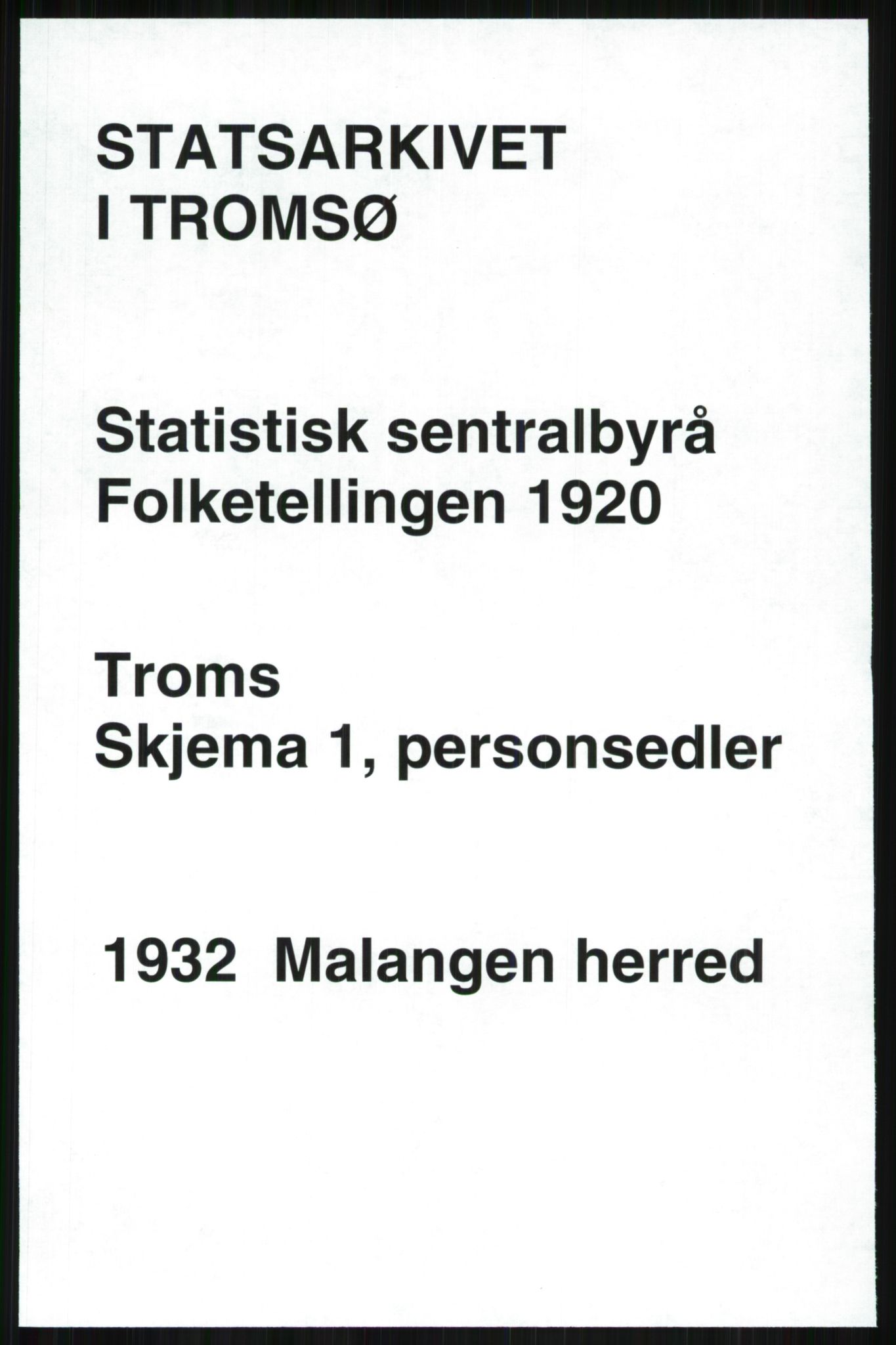 SATØ, Folketelling 1920 for 1932 Malangen herred, 1920, s. 666