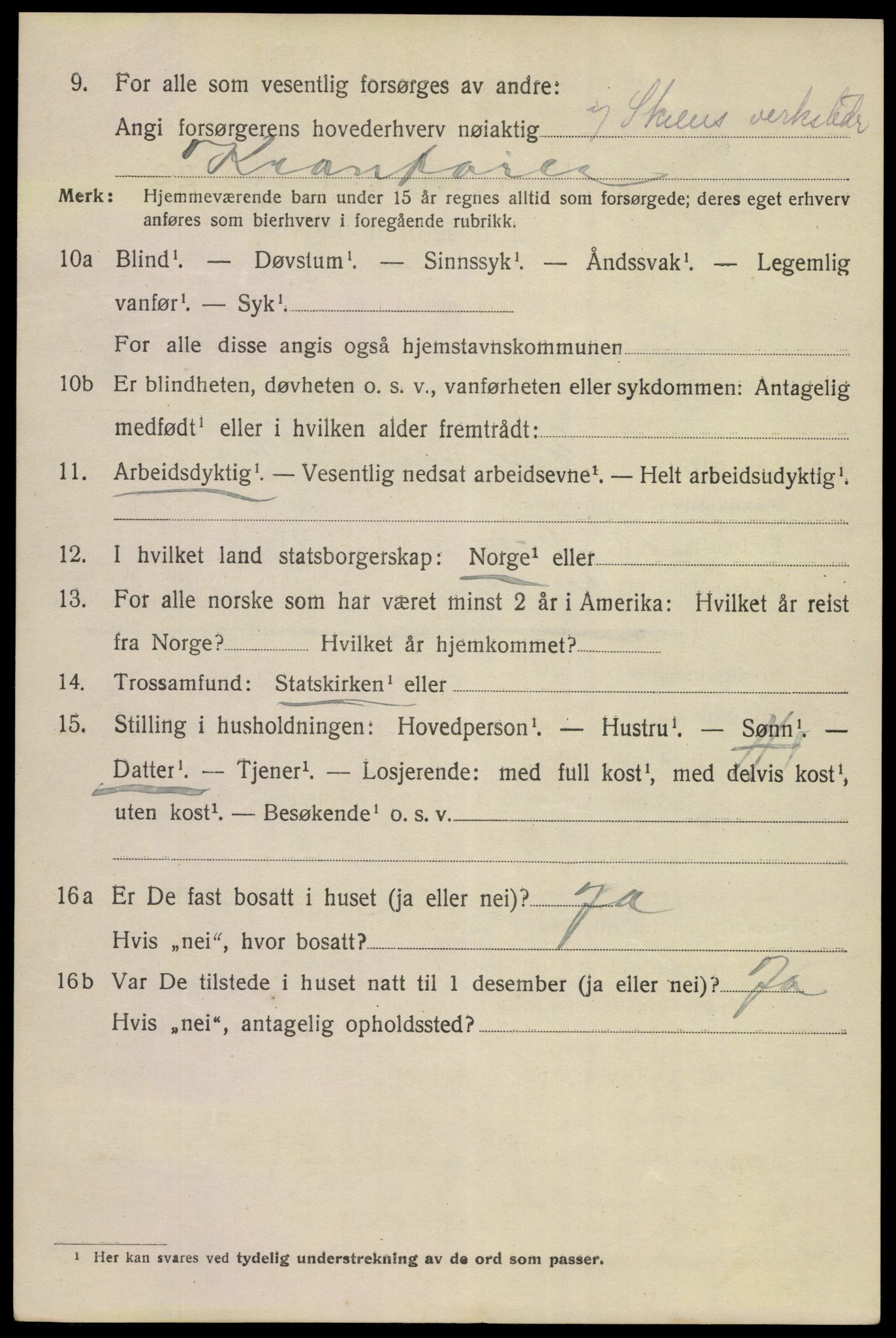SAKO, Folketelling 1920 for 0805 Porsgrunn kjøpstad, 1920, s. 8206