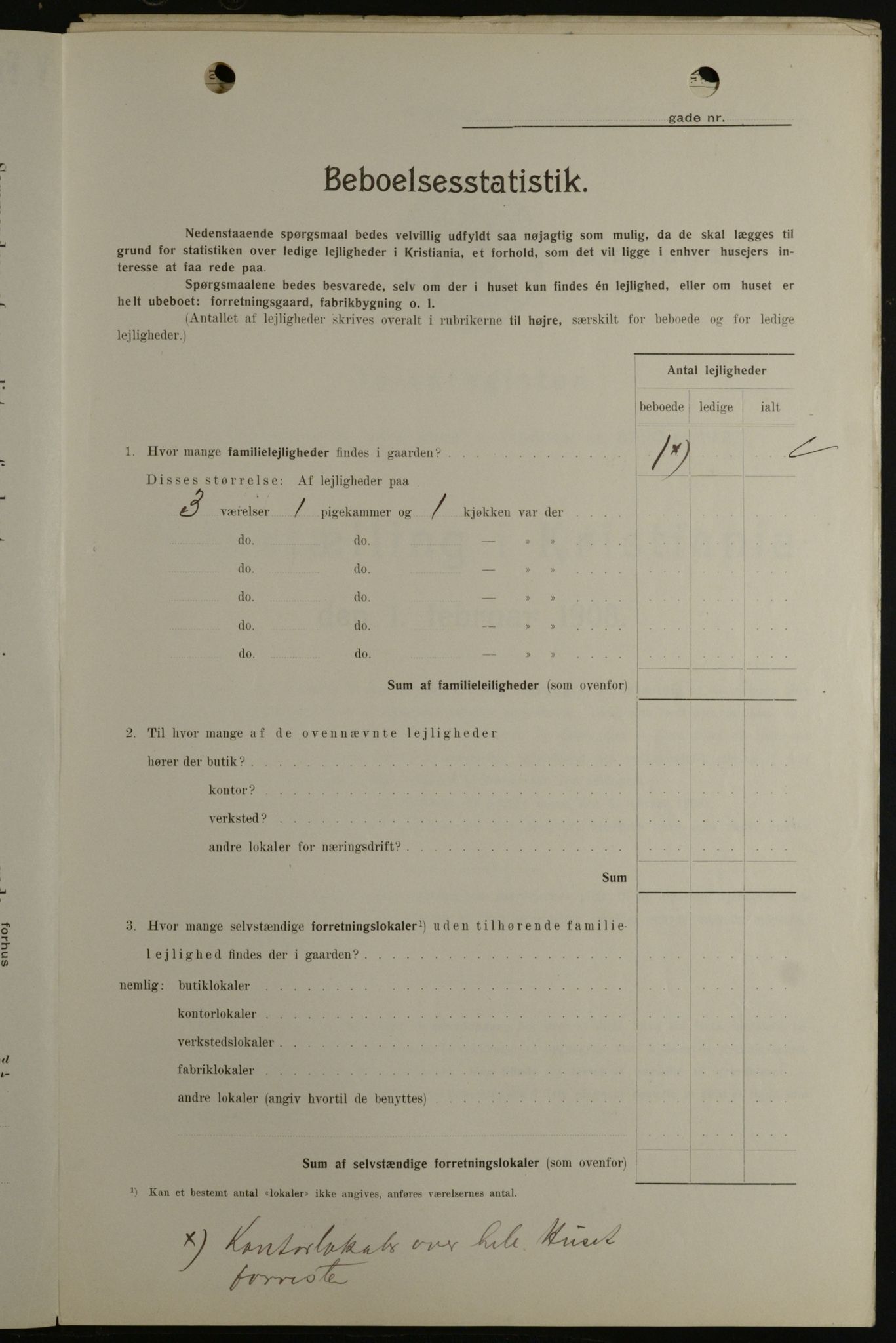 OBA, Kommunal folketelling 1.2.1908 for Kristiania kjøpstad, 1908, s. 41946