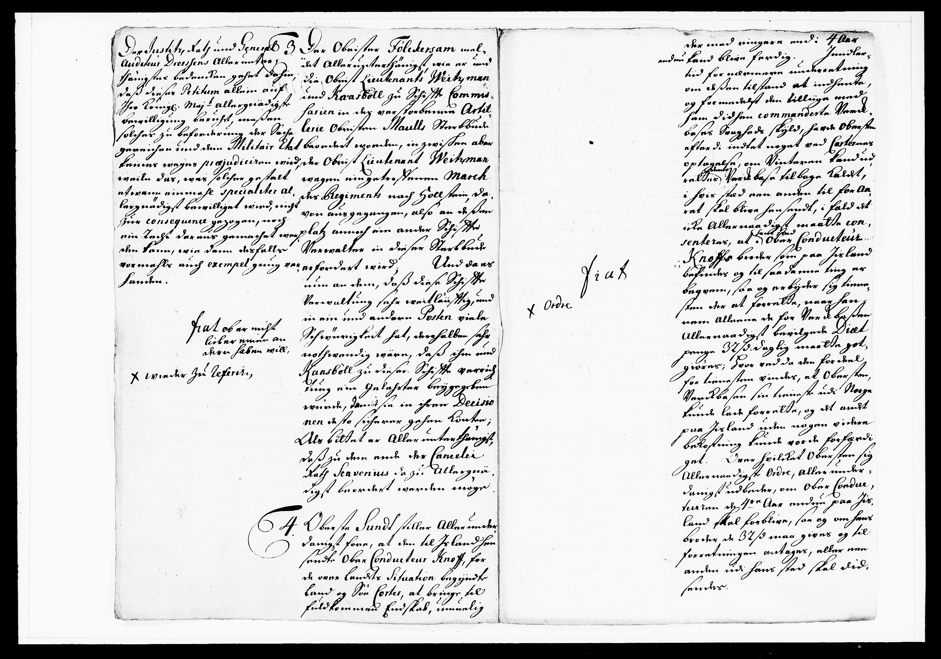 Krigskollegiet, Krigskancelliet, DRA/A-0006/-/1103-1107: Refererede sager, 1732, s. 304