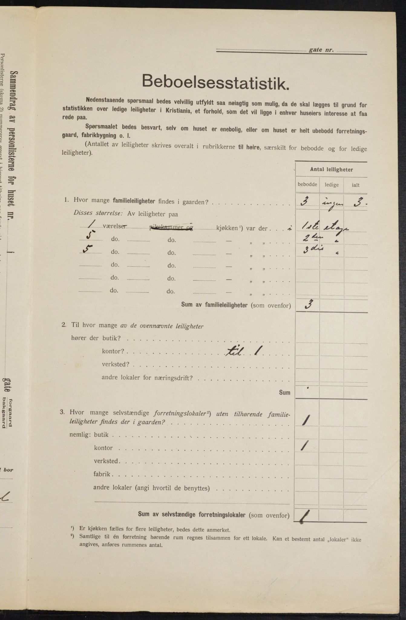 OBA, Kommunal folketelling 1.2.1913 for Kristiania, 1913, s. 93777