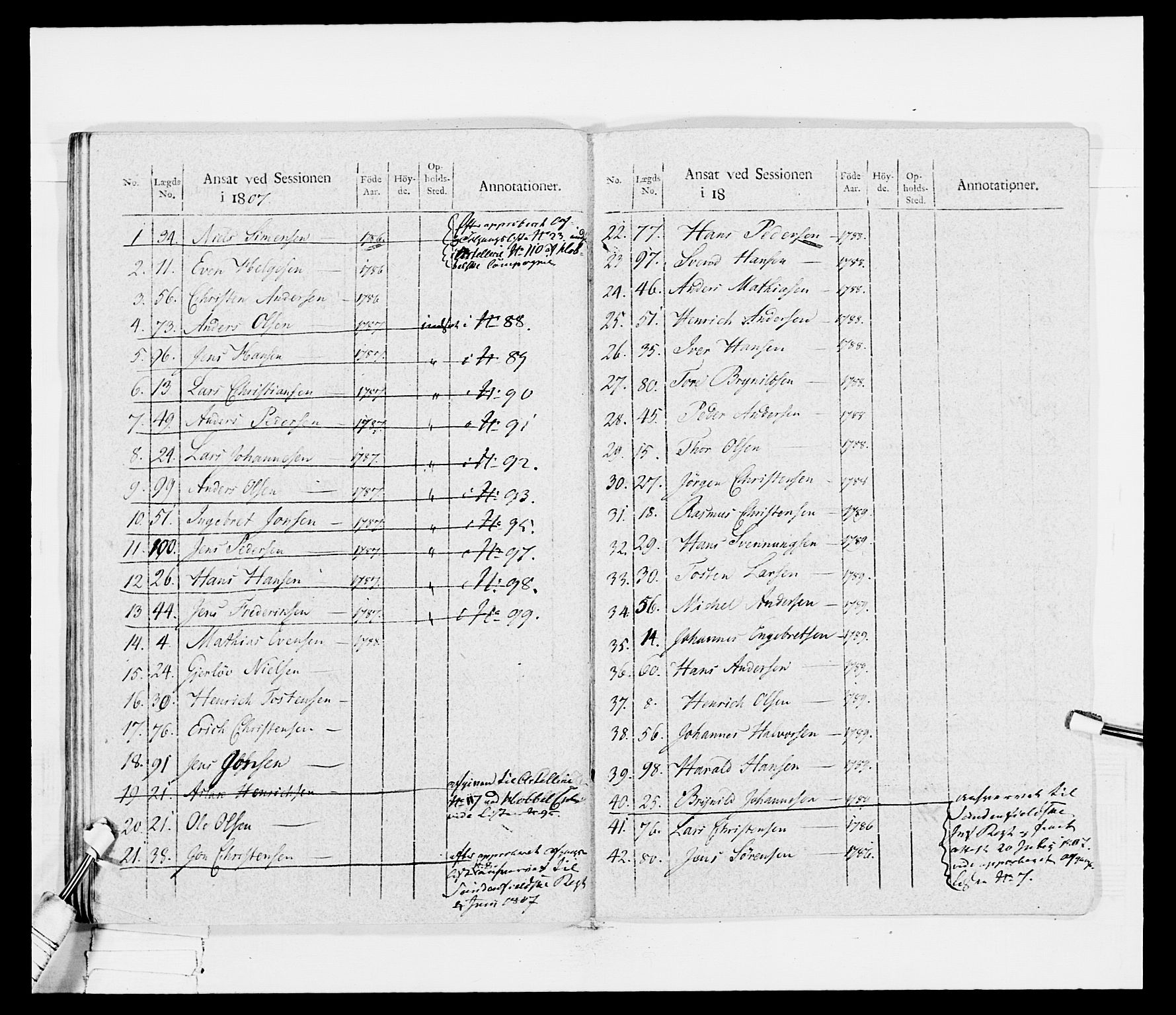 Generalitets- og kommissariatskollegiet, Det kongelige norske kommissariatskollegium, AV/RA-EA-5420/E/Eh/L0030a: Sønnafjelske gevorbne infanteriregiment, 1807, s. 141