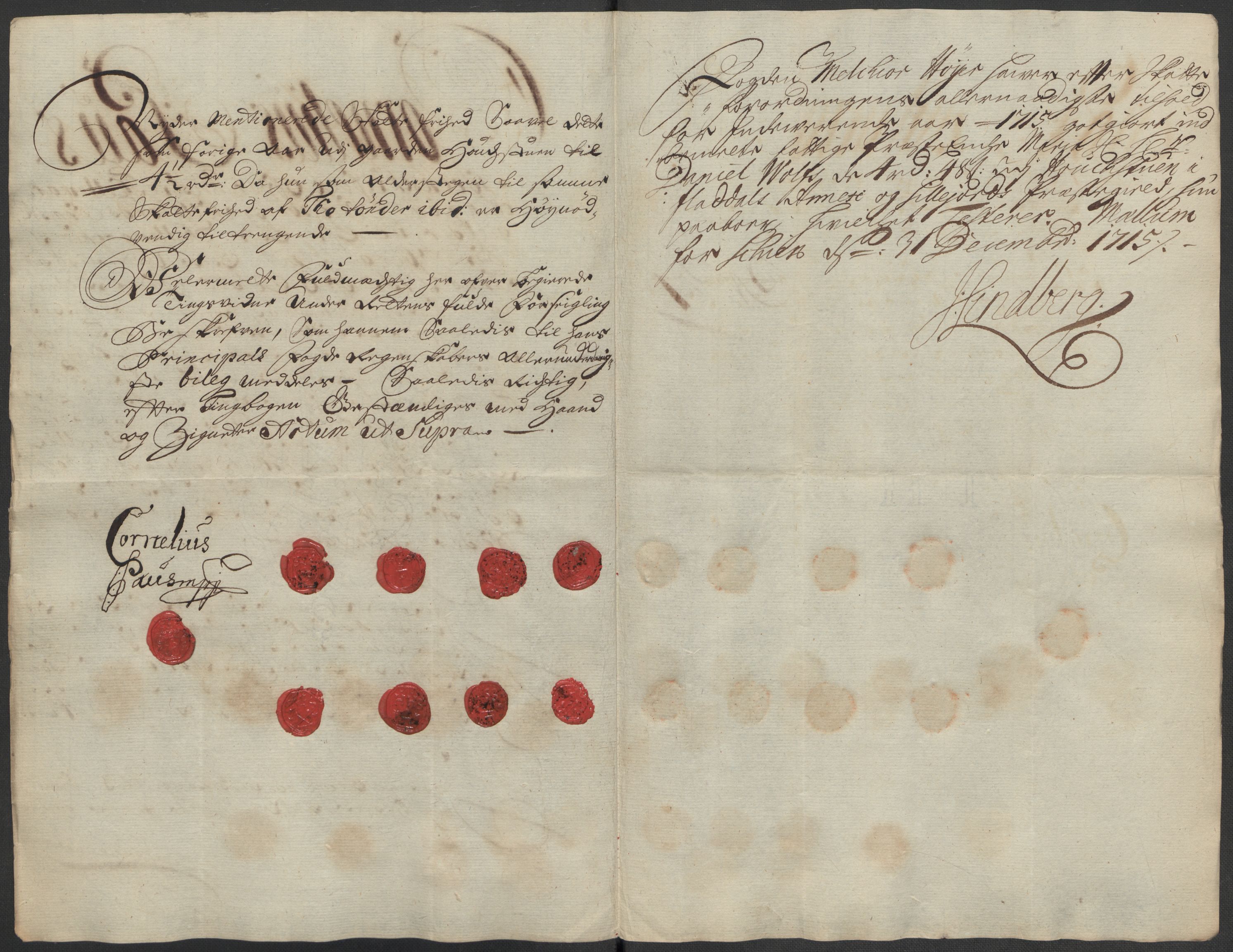 Rentekammeret inntil 1814, Reviderte regnskaper, Fogderegnskap, AV/RA-EA-4092/R36/L2127: Fogderegnskap Øvre og Nedre Telemark og Bamble, 1715, s. 254