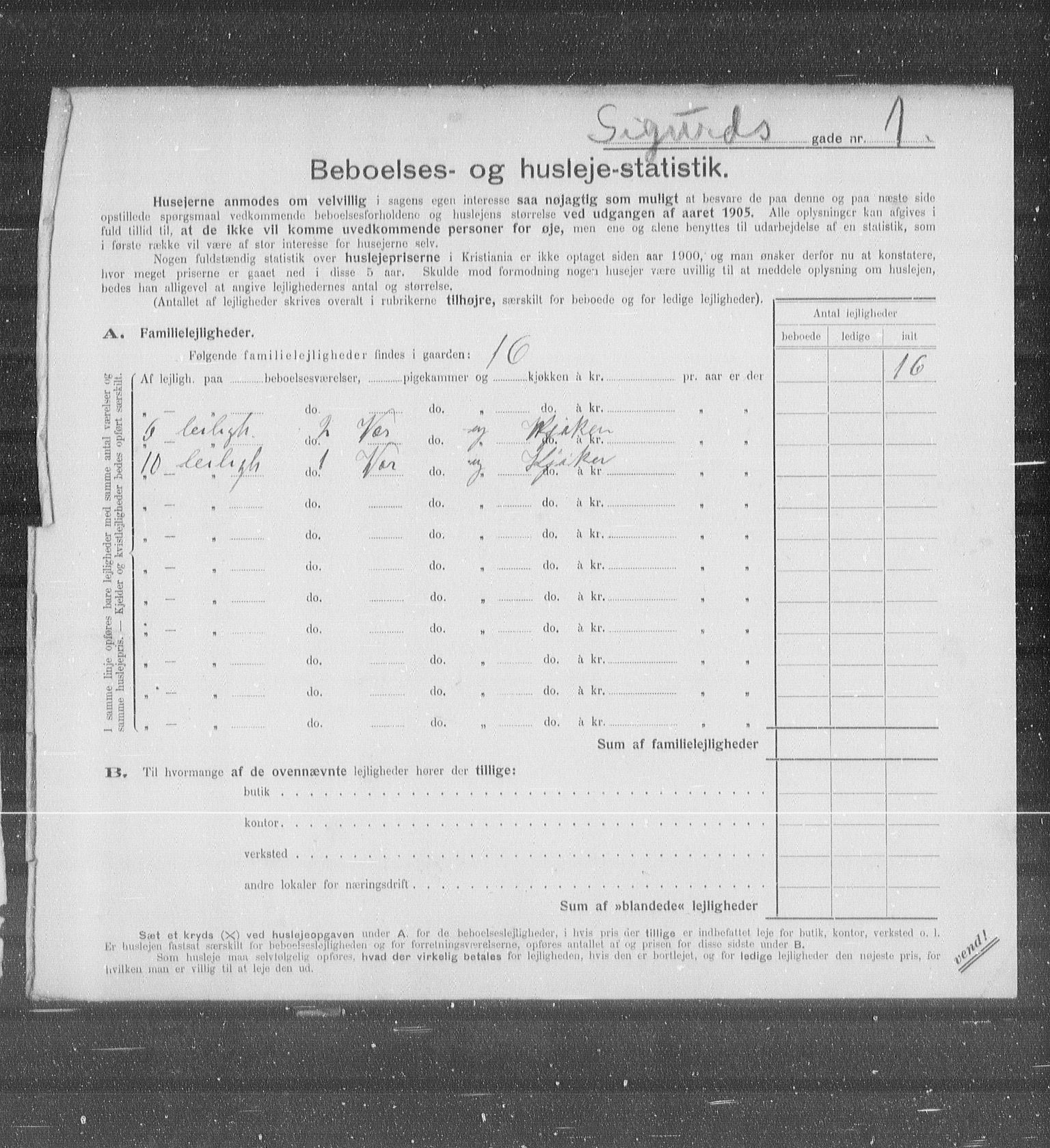 OBA, Kommunal folketelling 31.12.1905 for Kristiania kjøpstad, 1905, s. 49243
