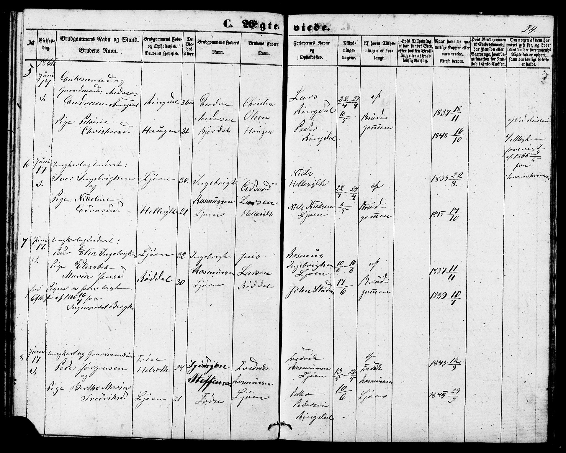 Ministerialprotokoller, klokkerbøker og fødselsregistre - Møre og Romsdal, SAT/A-1454/517/L0224: Ministerialbok nr. 517A04, 1853-1880, s. 24