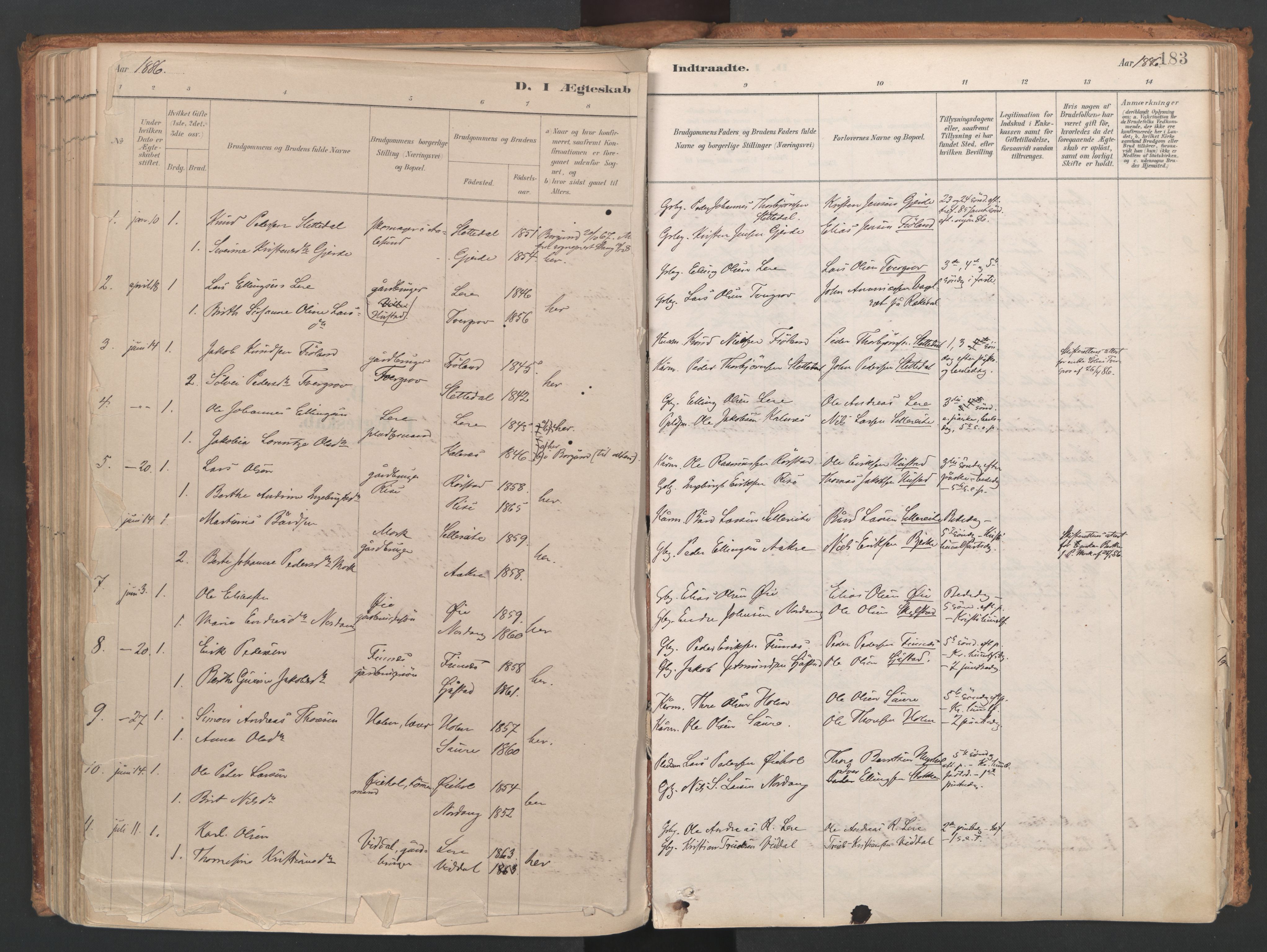 Ministerialprotokoller, klokkerbøker og fødselsregistre - Møre og Romsdal, SAT/A-1454/515/L0211: Ministerialbok nr. 515A07, 1886-1910, s. 183