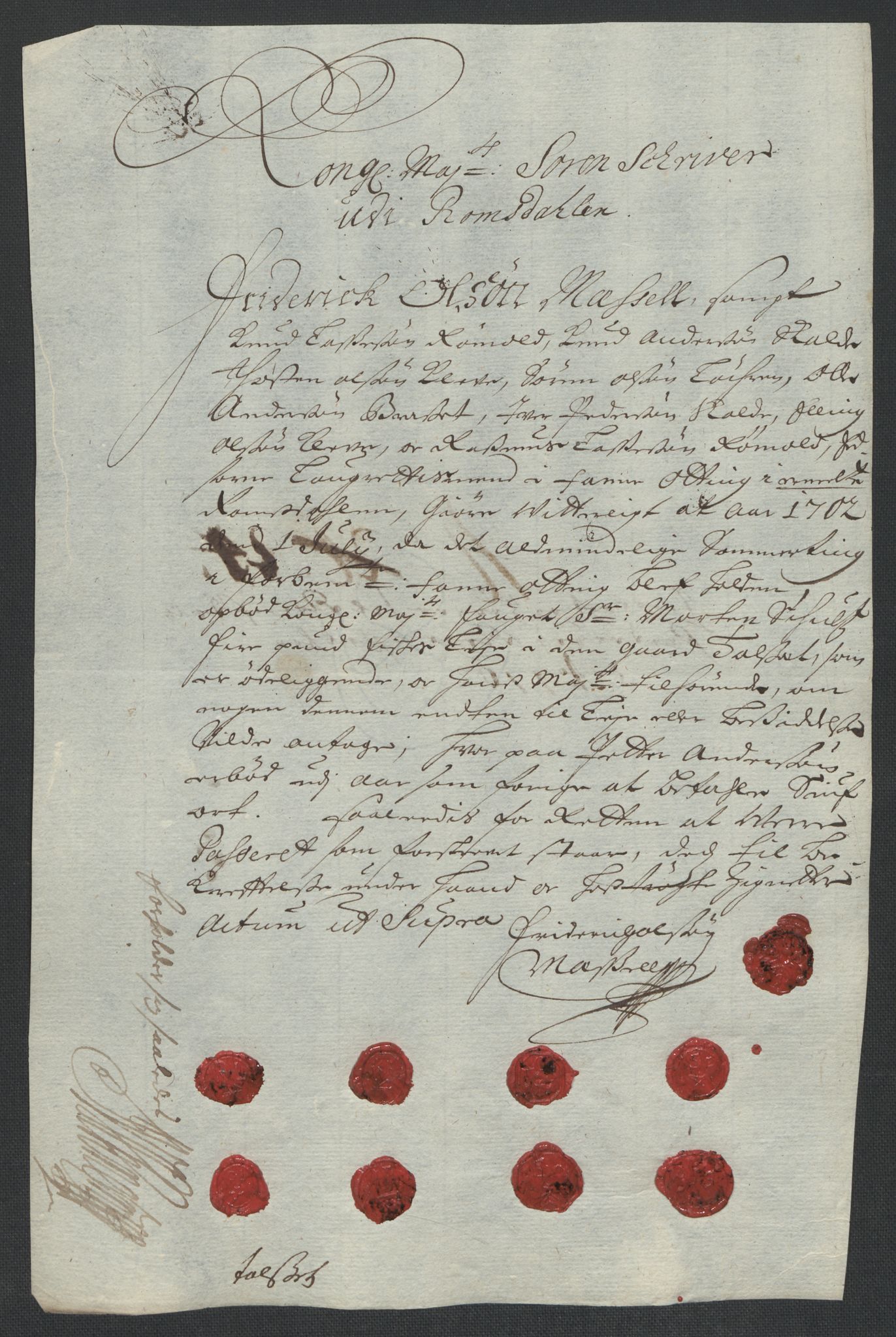 Rentekammeret inntil 1814, Reviderte regnskaper, Fogderegnskap, AV/RA-EA-4092/R55/L3655: Fogderegnskap Romsdal, 1701-1702, s. 318