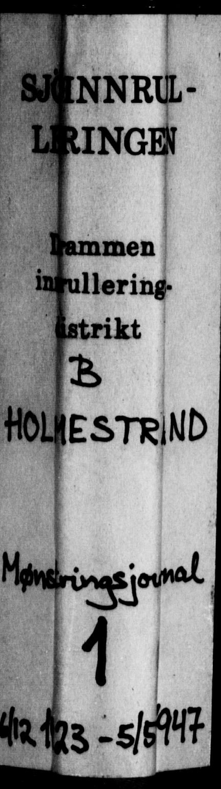 Holmestrand innrulleringskontor, AV/SAKO-A-1151/H/Ha/L0001: Mønstringsjournaler, 1923-1947, s. 1