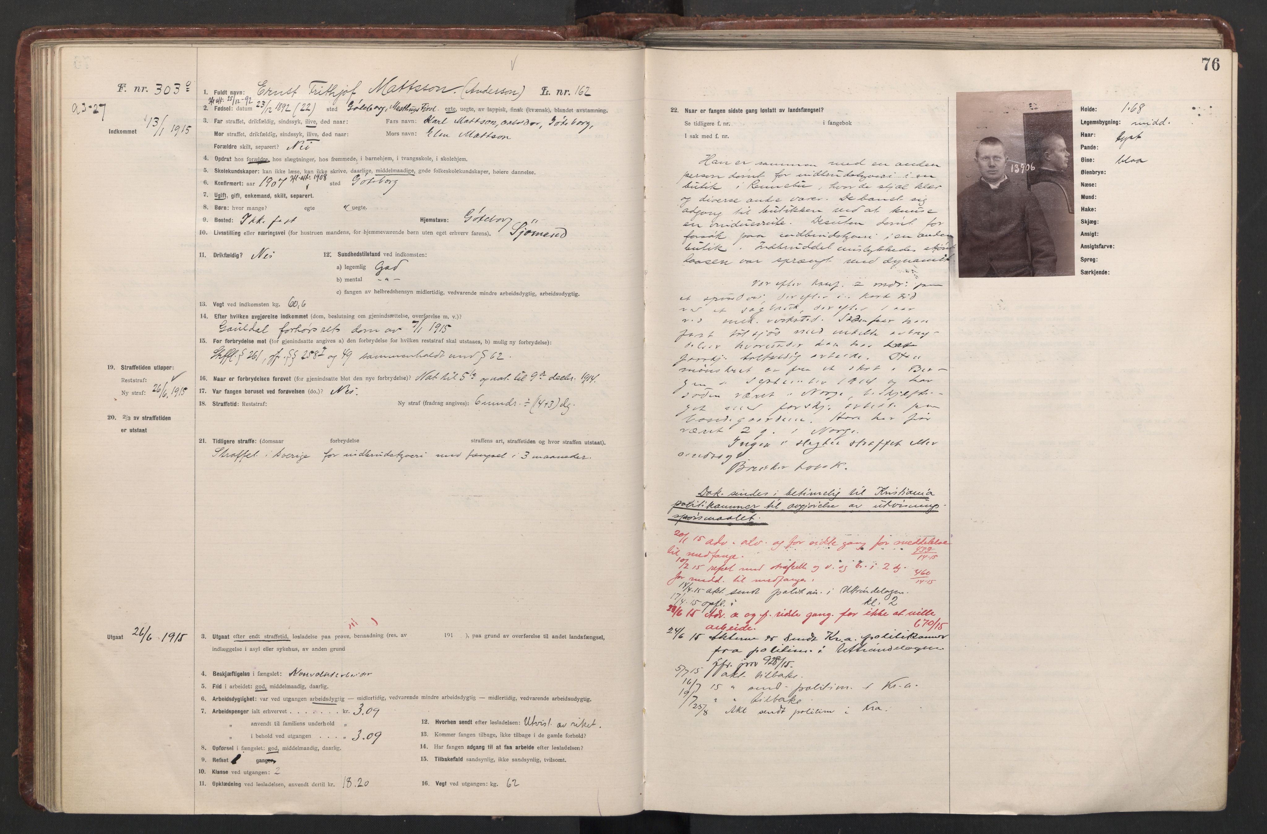 Botsfengslet, AV/RA-S-1539/D/Db/Dbb/L0047: 228o - 563o, 1914-1915, s. 76