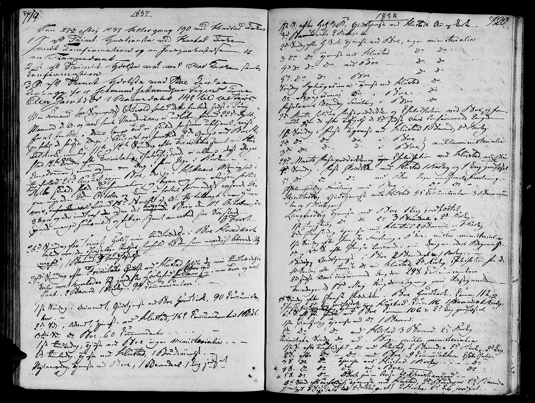 Ministerialprotokoller, klokkerbøker og fødselsregistre - Møre og Romsdal, AV/SAT-A-1454/566/L0765: Ministerialbok nr. 566A04, 1829-1841, s. 719-720