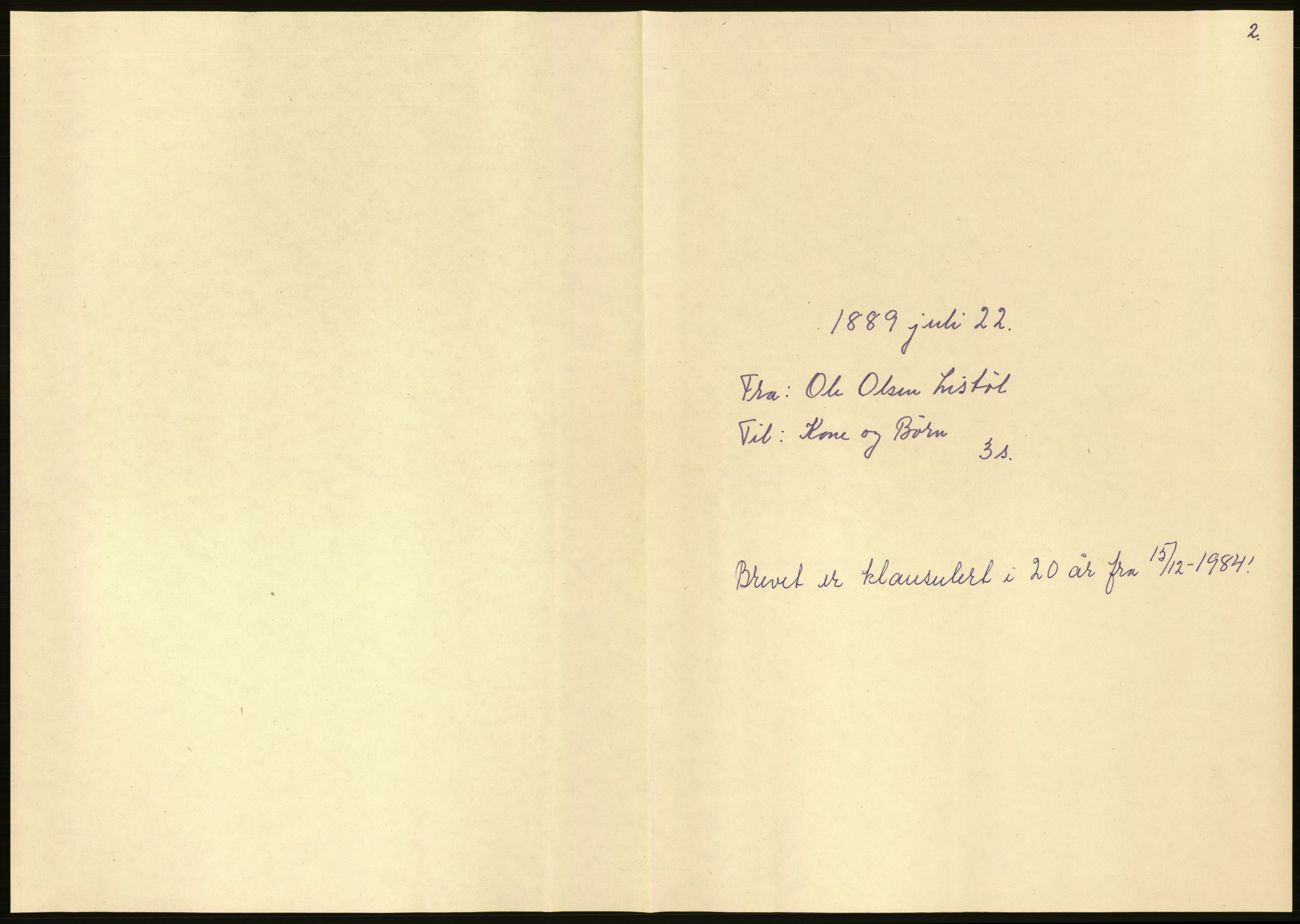 Samlinger til kildeutgivelse, Amerikabrevene, AV/RA-EA-4057/F/L0028: Innlån fra Vest-Agder , 1838-1914, s. 225