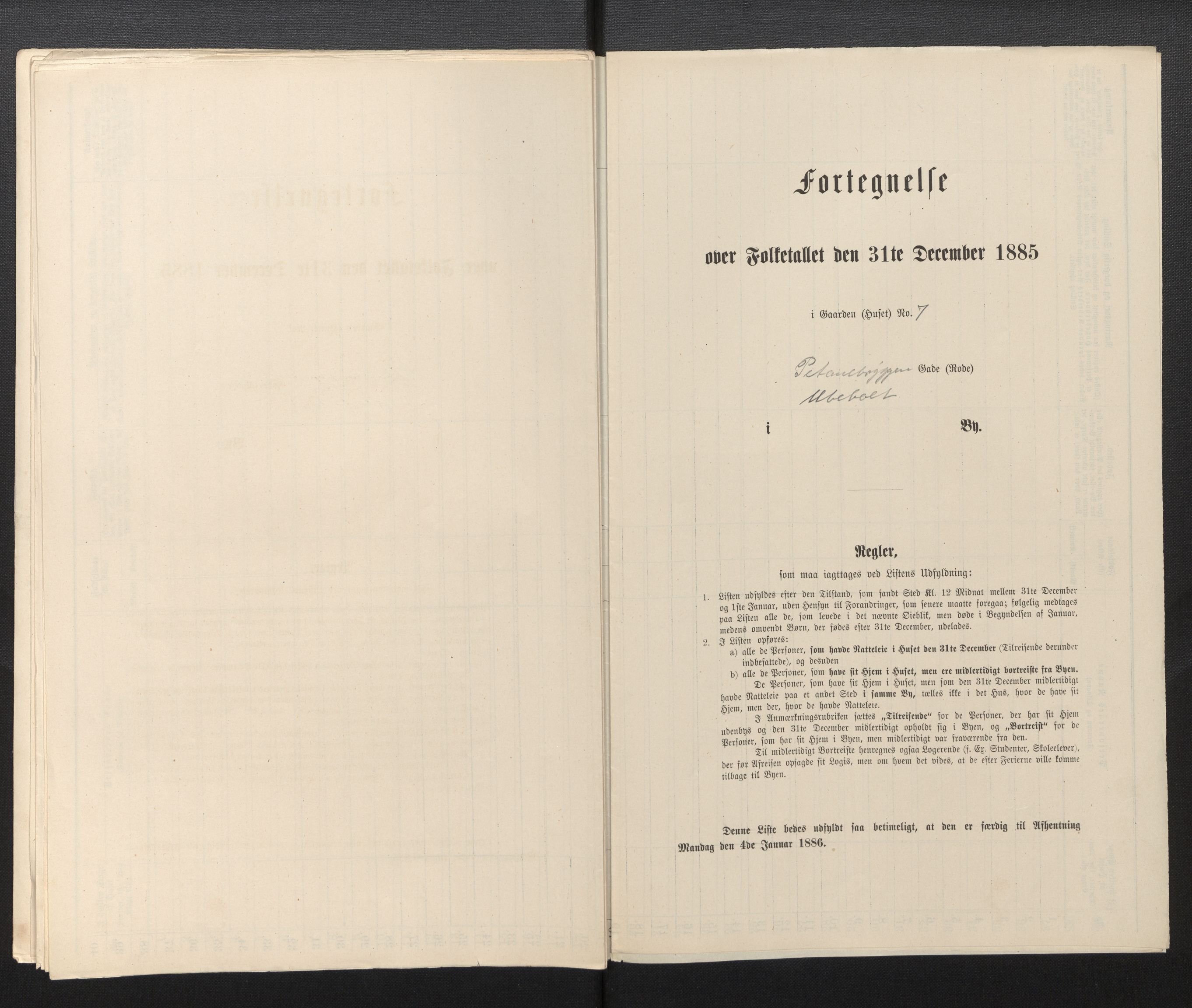 SAB, Folketelling 1885 for 1301 Bergen kjøpstad, 1885, s. 4957