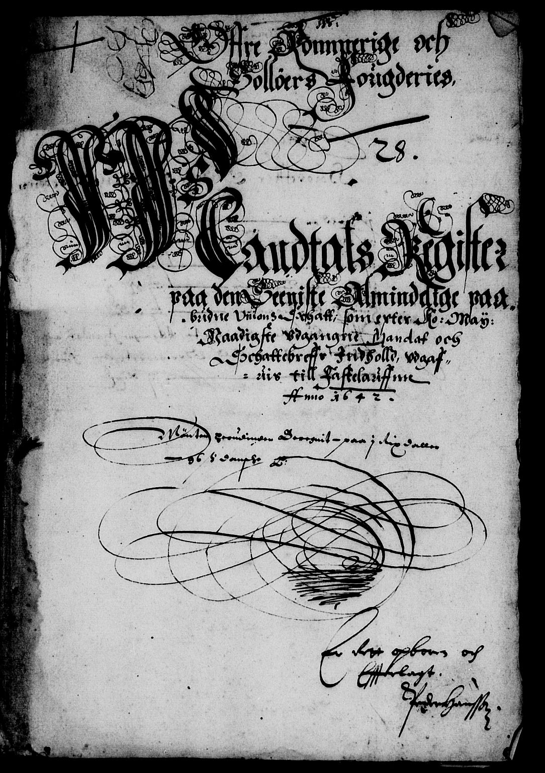 Rentekammeret inntil 1814, Reviderte regnskaper, Lensregnskaper, AV/RA-EA-5023/R/Rb/Rba/L0159: Akershus len, 1641-1642