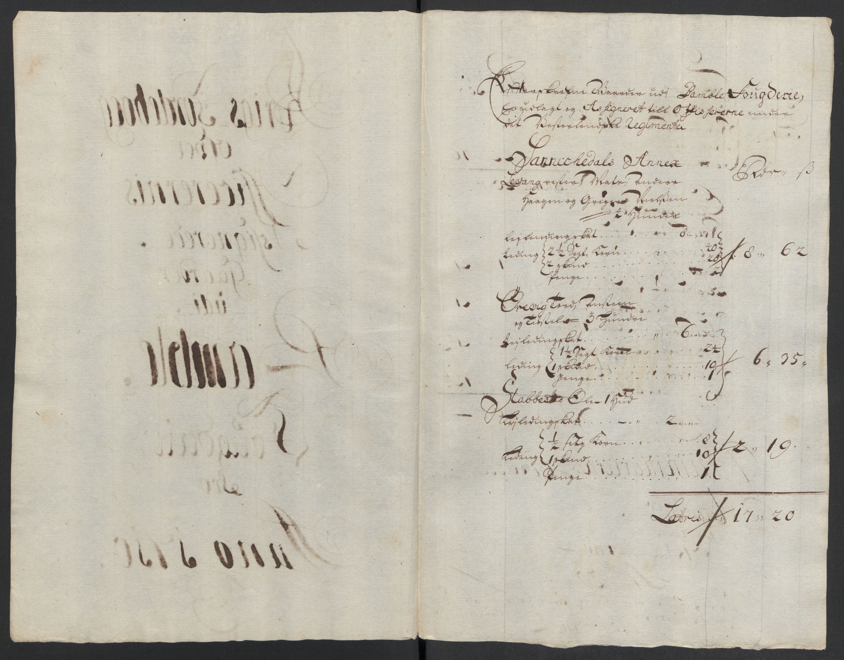 Rentekammeret inntil 1814, Reviderte regnskaper, Fogderegnskap, RA/EA-4092/R36/L2119: Fogderegnskap Øvre og Nedre Telemark og Bamble, 1710, s. 132