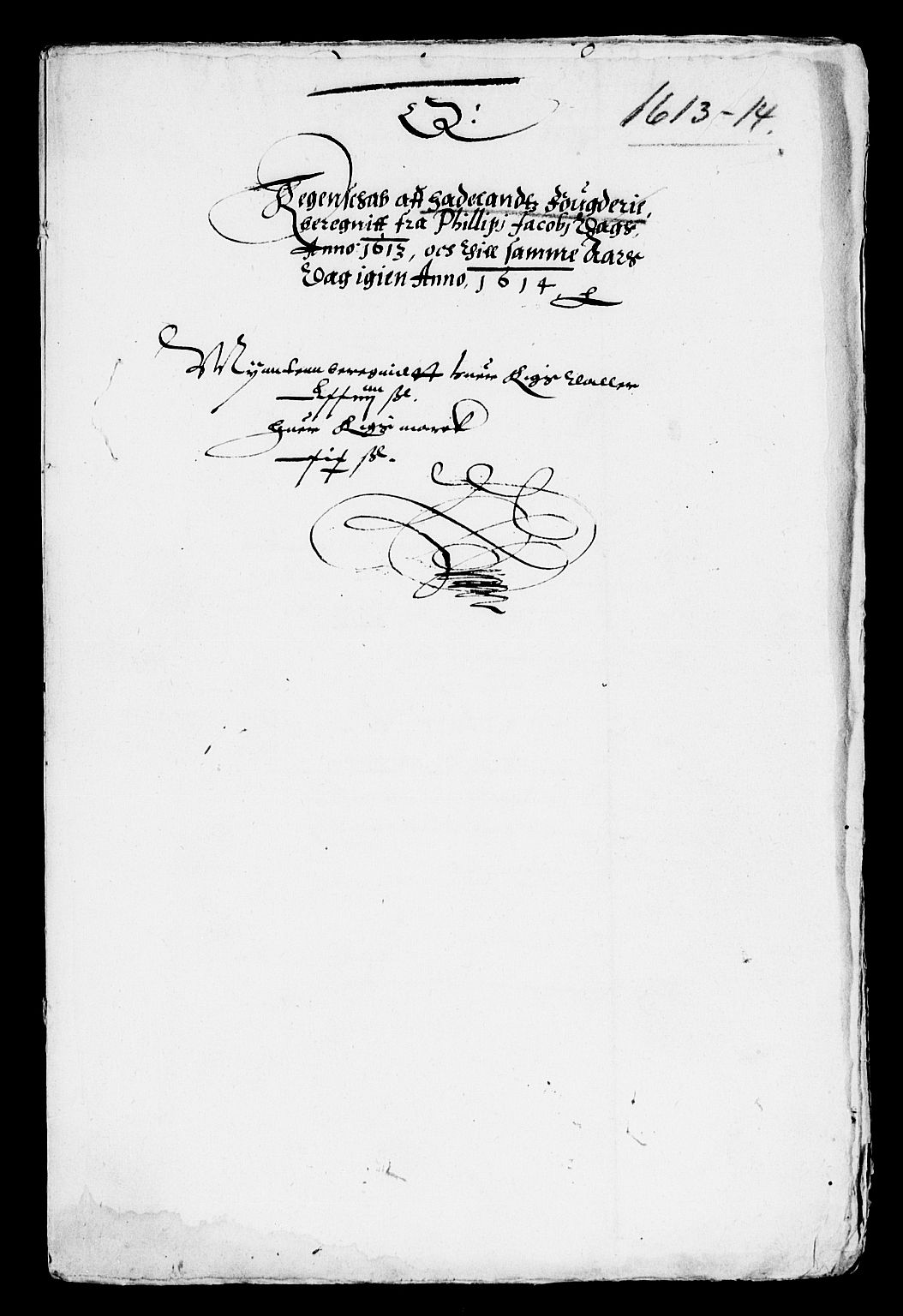 Rentekammeret inntil 1814, Reviderte regnskaper, Lensregnskaper, AV/RA-EA-5023/R/Rb/Rba/L0033: Akershus len, 1613-1614