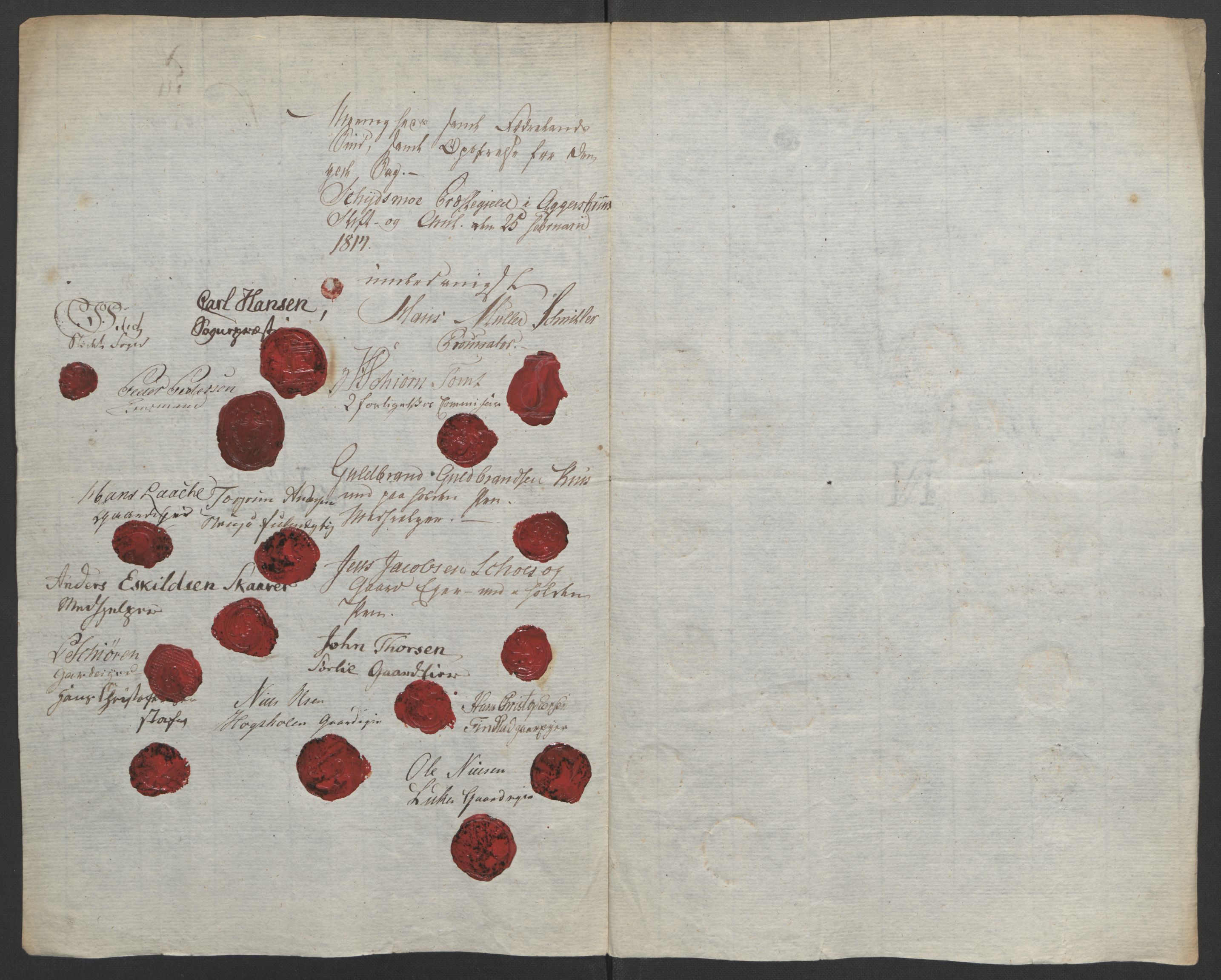 Statsrådssekretariatet, AV/RA-S-1001/D/Db/L0007: Fullmakter for Eidsvollsrepresentantene i 1814. , 1814, s. 203