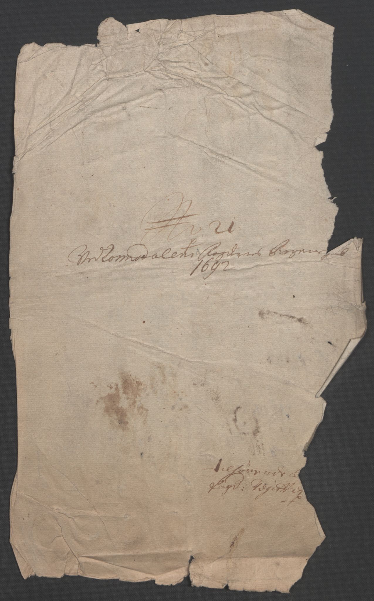 Rentekammeret inntil 1814, Reviderte regnskaper, Fogderegnskap, RA/EA-4092/R55/L3650: Fogderegnskap Romsdal, 1692, s. 219