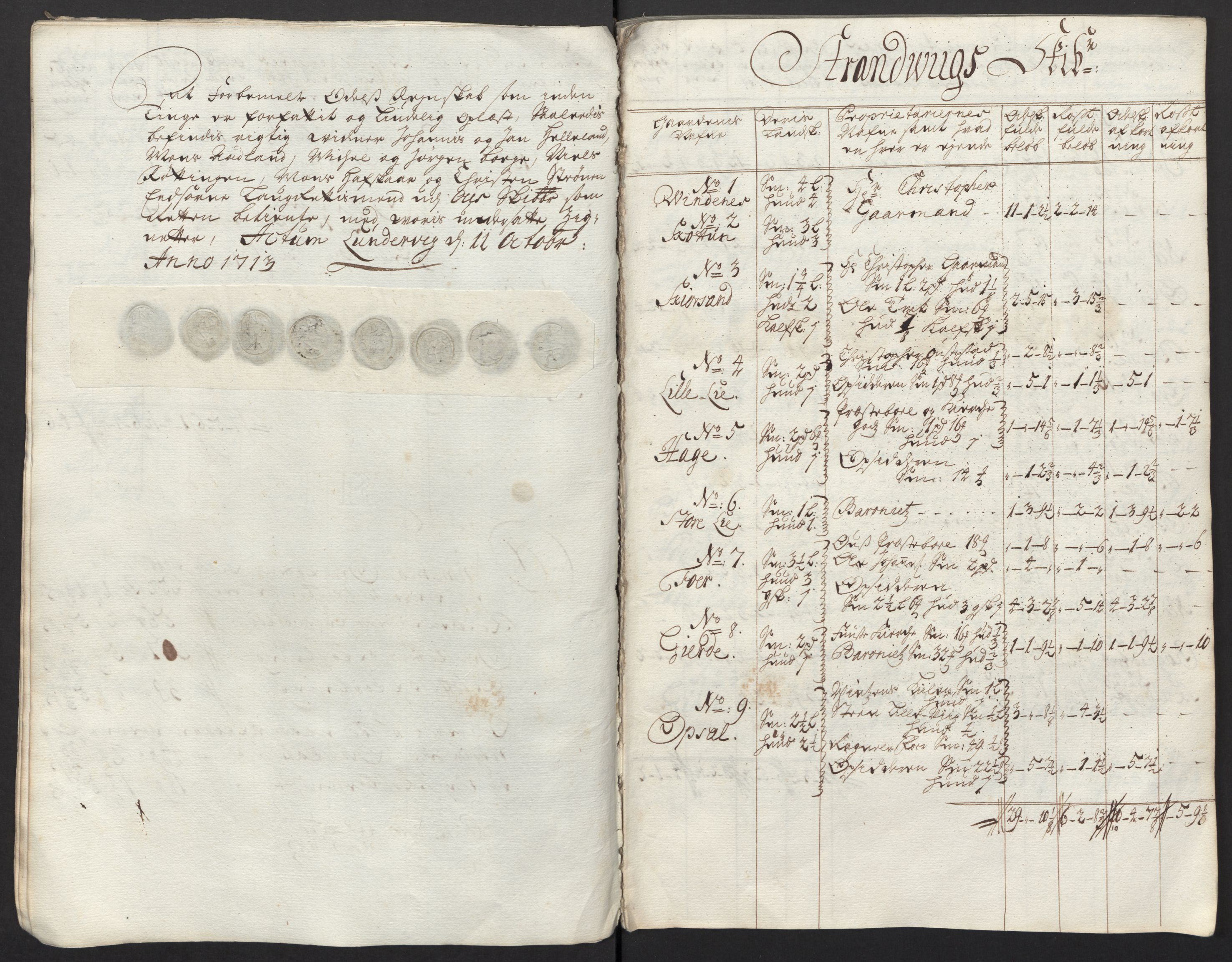 Rentekammeret inntil 1814, Reviderte regnskaper, Fogderegnskap, AV/RA-EA-4092/R48/L2989: Fogderegnskap Sunnhordland og Hardanger, 1713, s. 45