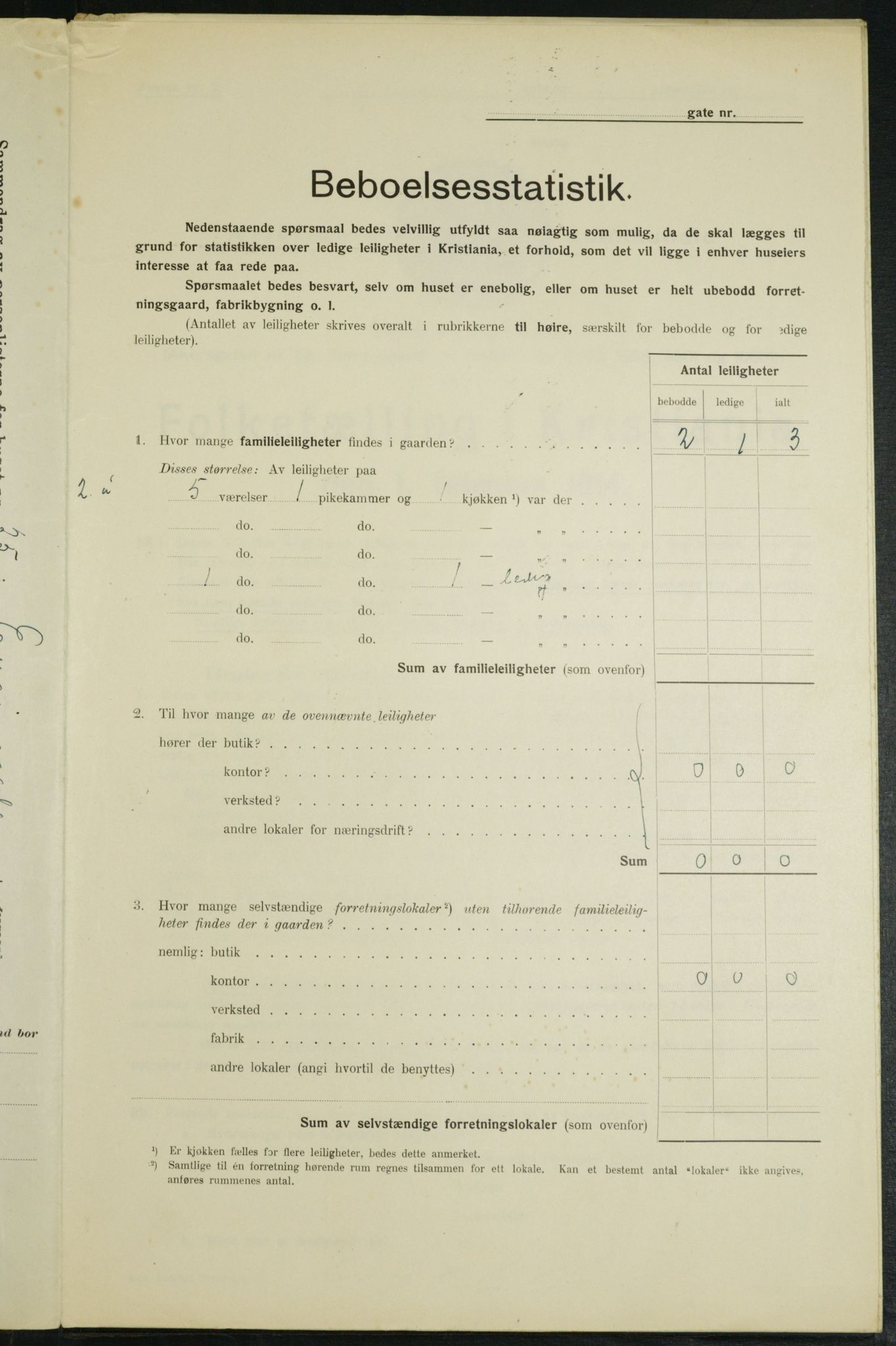 OBA, Kommunal folketelling 1.2.1914 for Kristiania, 1914, s. 23023