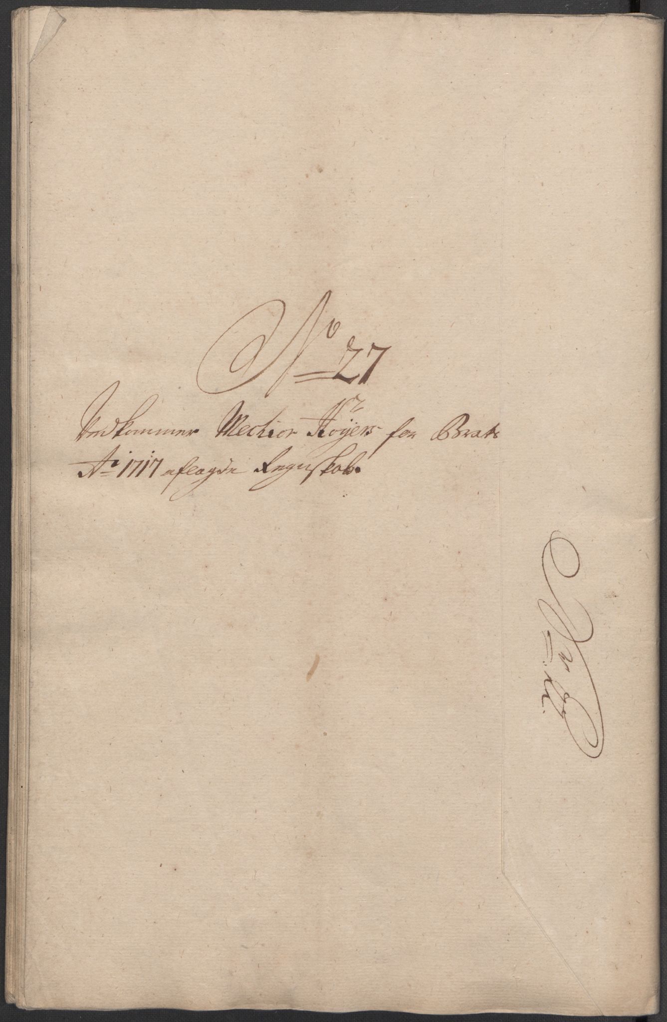 Rentekammeret inntil 1814, Reviderte regnskaper, Fogderegnskap, AV/RA-EA-4092/R36/L2129: Fogderegnskap Øvre og Nedre Telemark og Bamble, 1717, s. 437