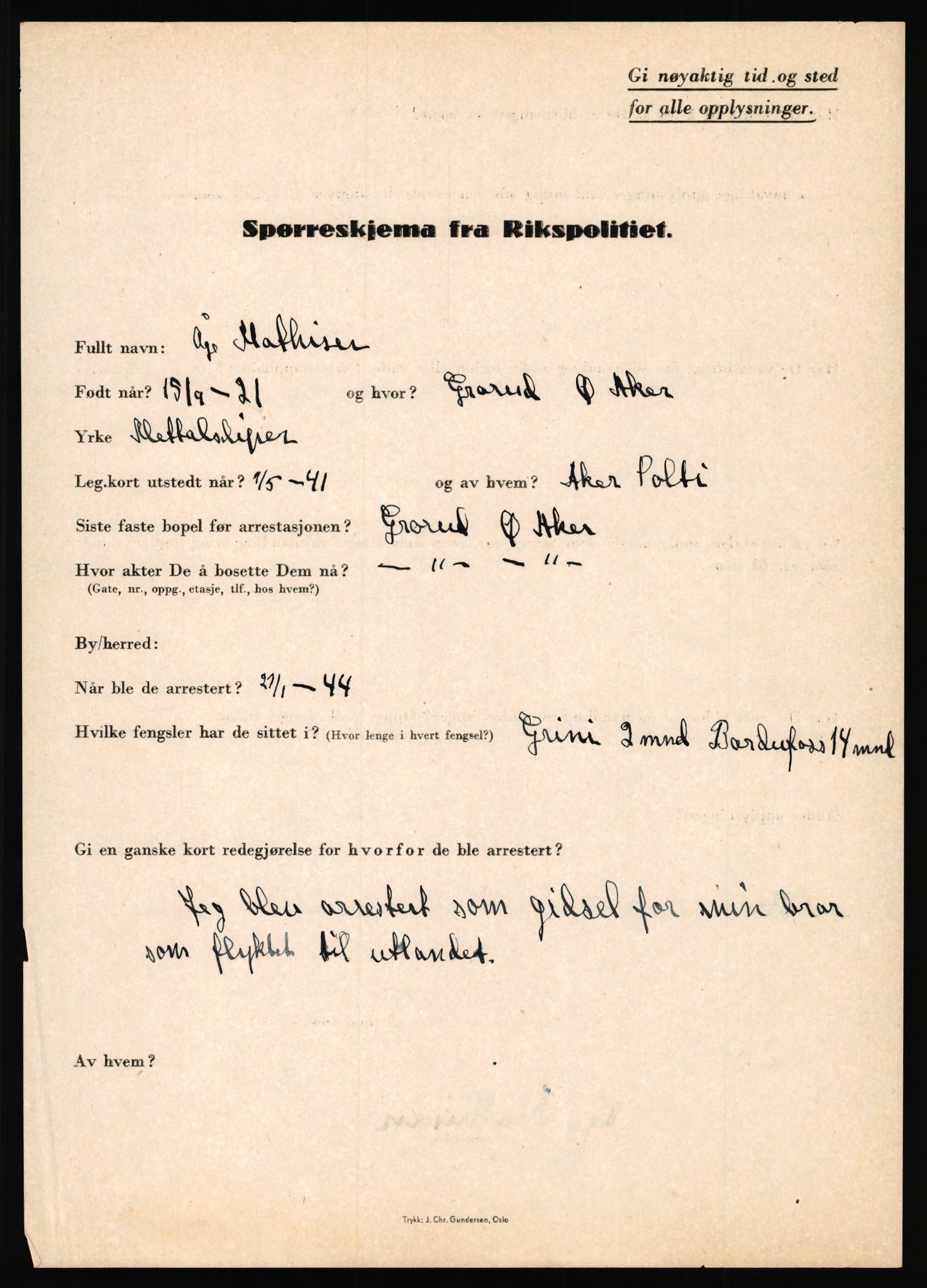 Rikspolitisjefen, AV/RA-S-1560/L/L0011: Lucassen, Oscar Fredrik - Moen, Olav, 1940-1945, s. 714