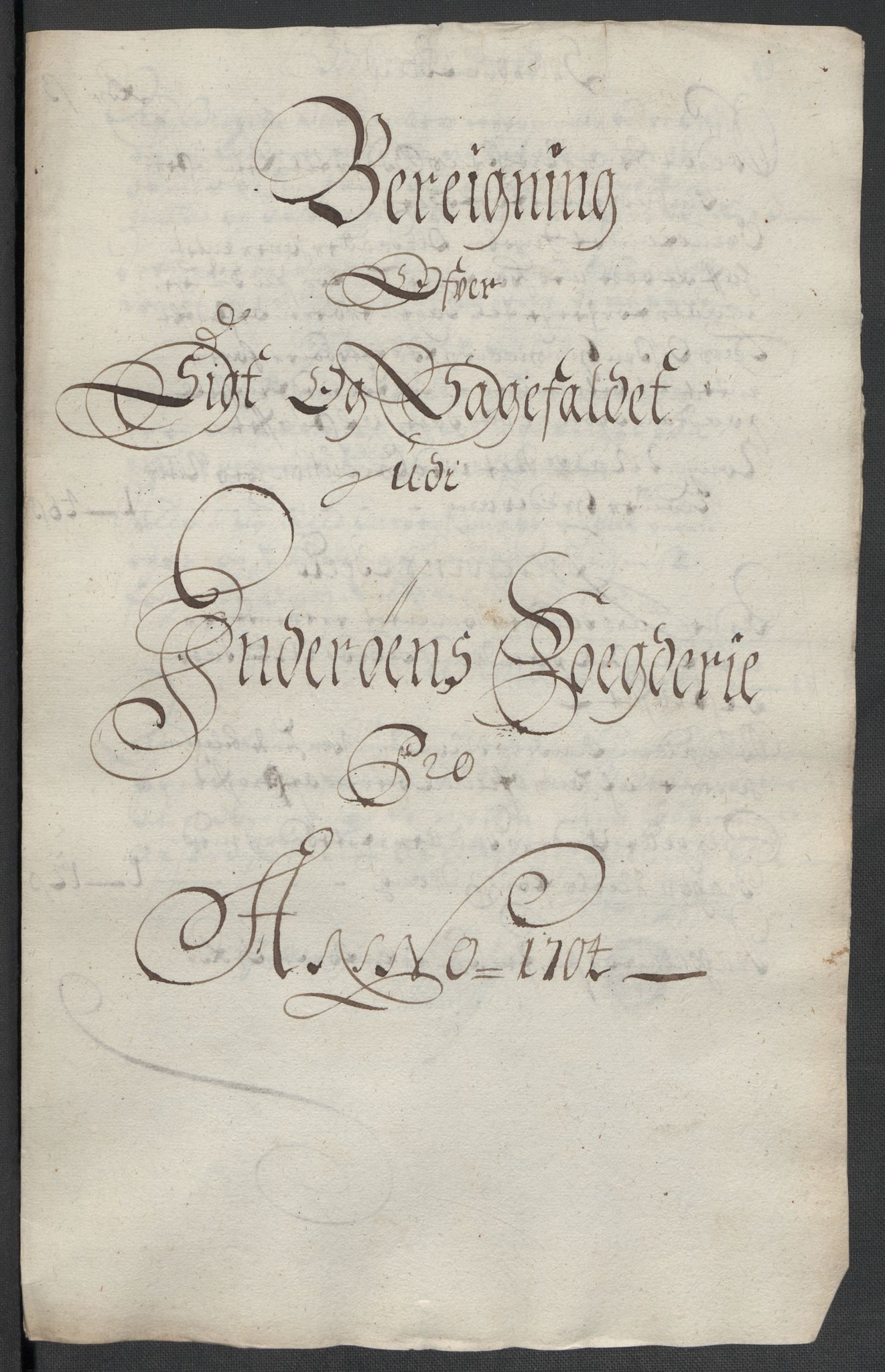 Rentekammeret inntil 1814, Reviderte regnskaper, Fogderegnskap, RA/EA-4092/R63/L4313: Fogderegnskap Inderøy, 1703-1704, s. 533