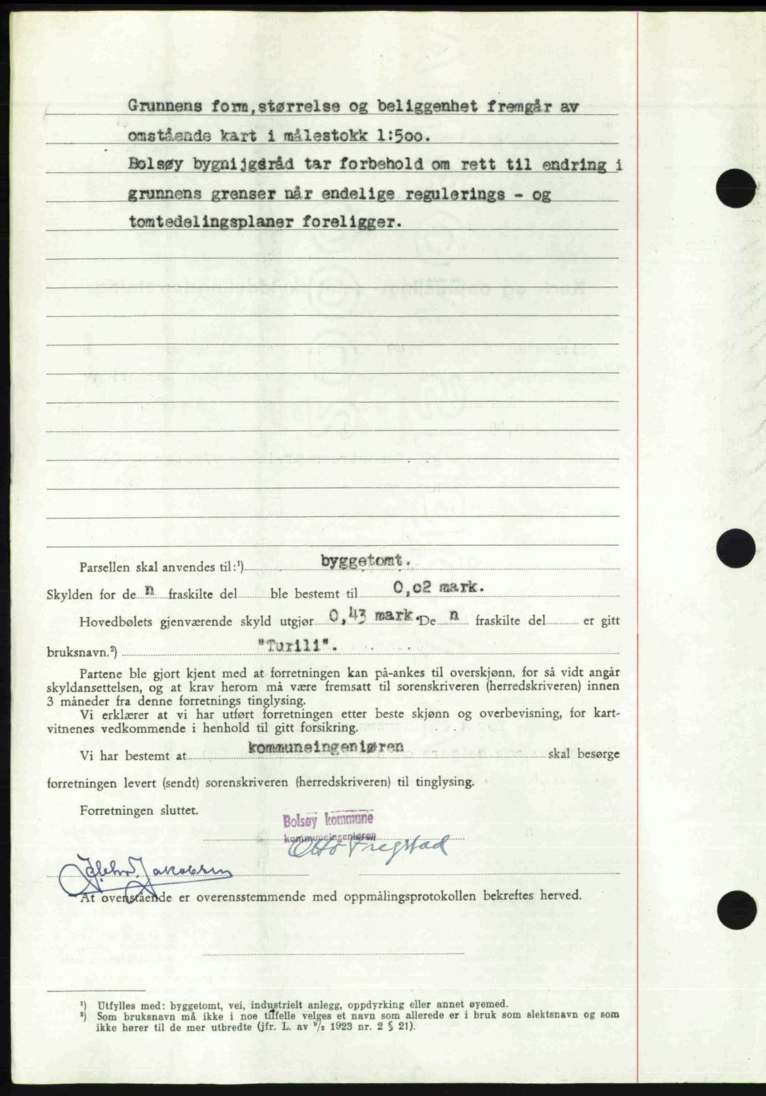 Romsdal sorenskriveri, AV/SAT-A-4149/1/2/2C: Pantebok nr. A30, 1949-1949, Dagboknr: 2275/1949