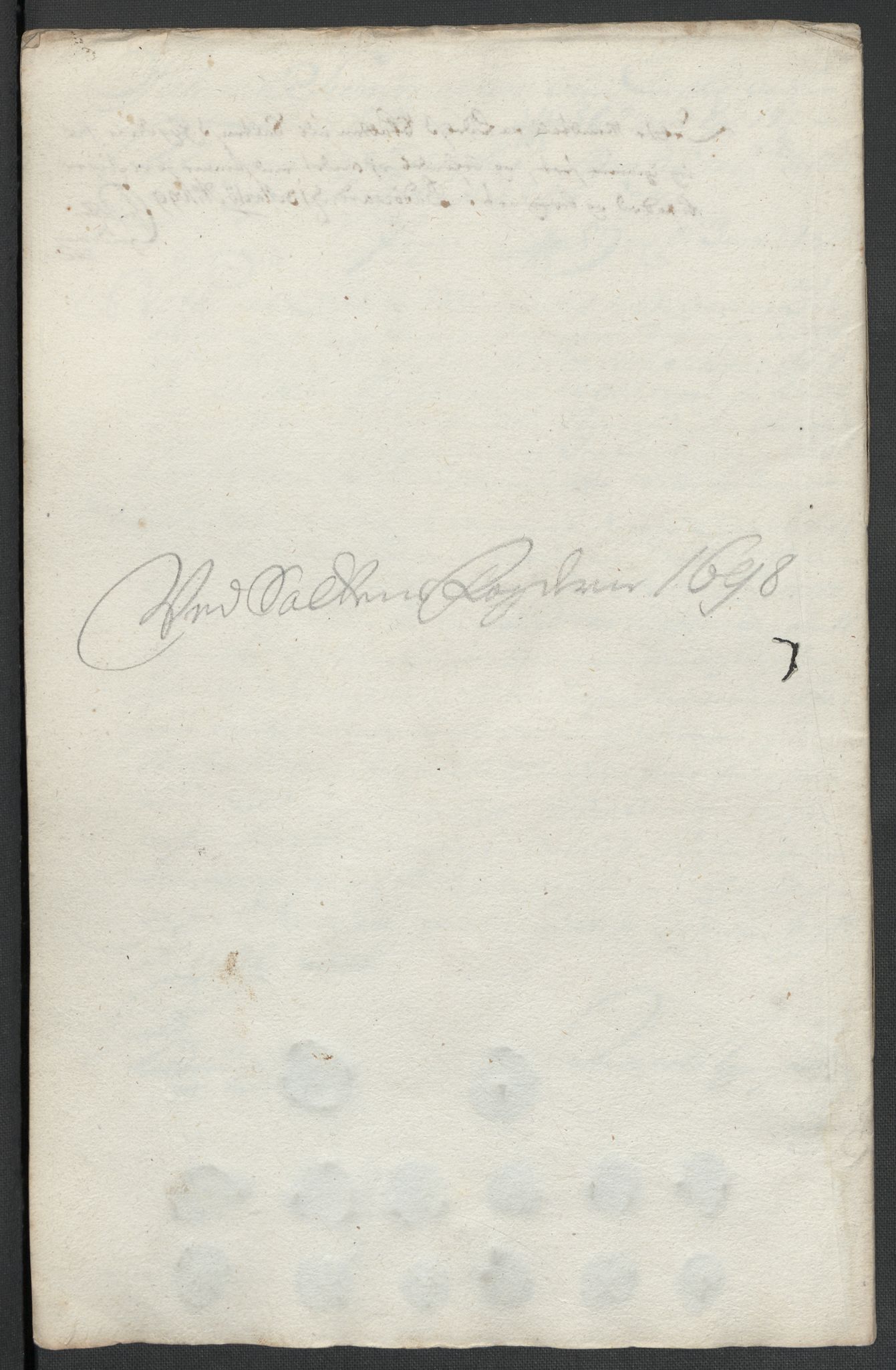 Rentekammeret inntil 1814, Reviderte regnskaper, Fogderegnskap, RA/EA-4092/R66/L4579: Fogderegnskap Salten, 1697-1700, s. 188