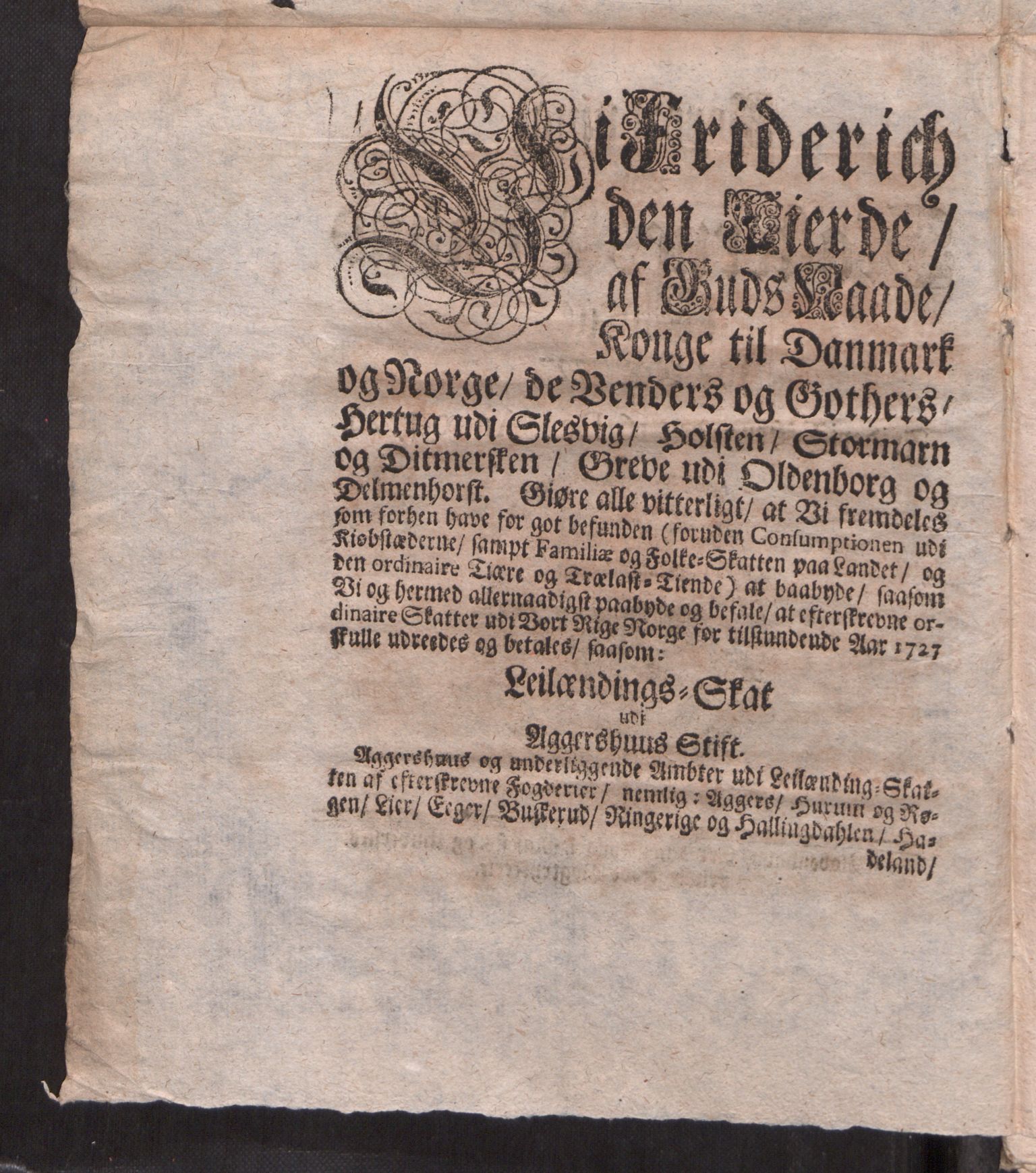 Fylkesmannen i Nordland, AV/SAT-A-0499/1.1/D/DA/L0009: Forordninger, reskripter, brev fra Rentekammeret og andre kollegier, 1726-1730