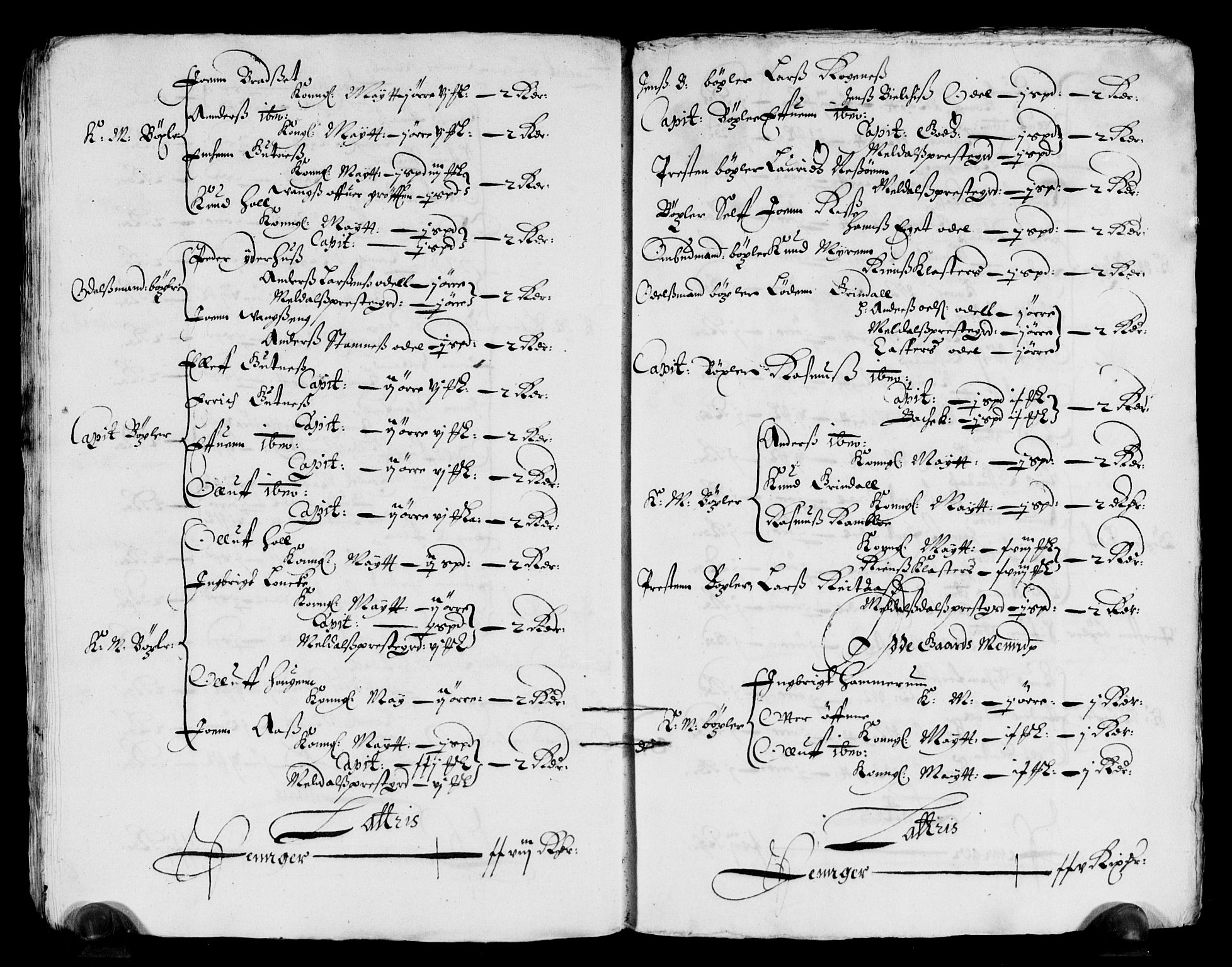 Rentekammeret inntil 1814, Reviderte regnskaper, Lensregnskaper, AV/RA-EA-5023/R/Rb/Rbw/L0113: Trondheim len, 1653-1654