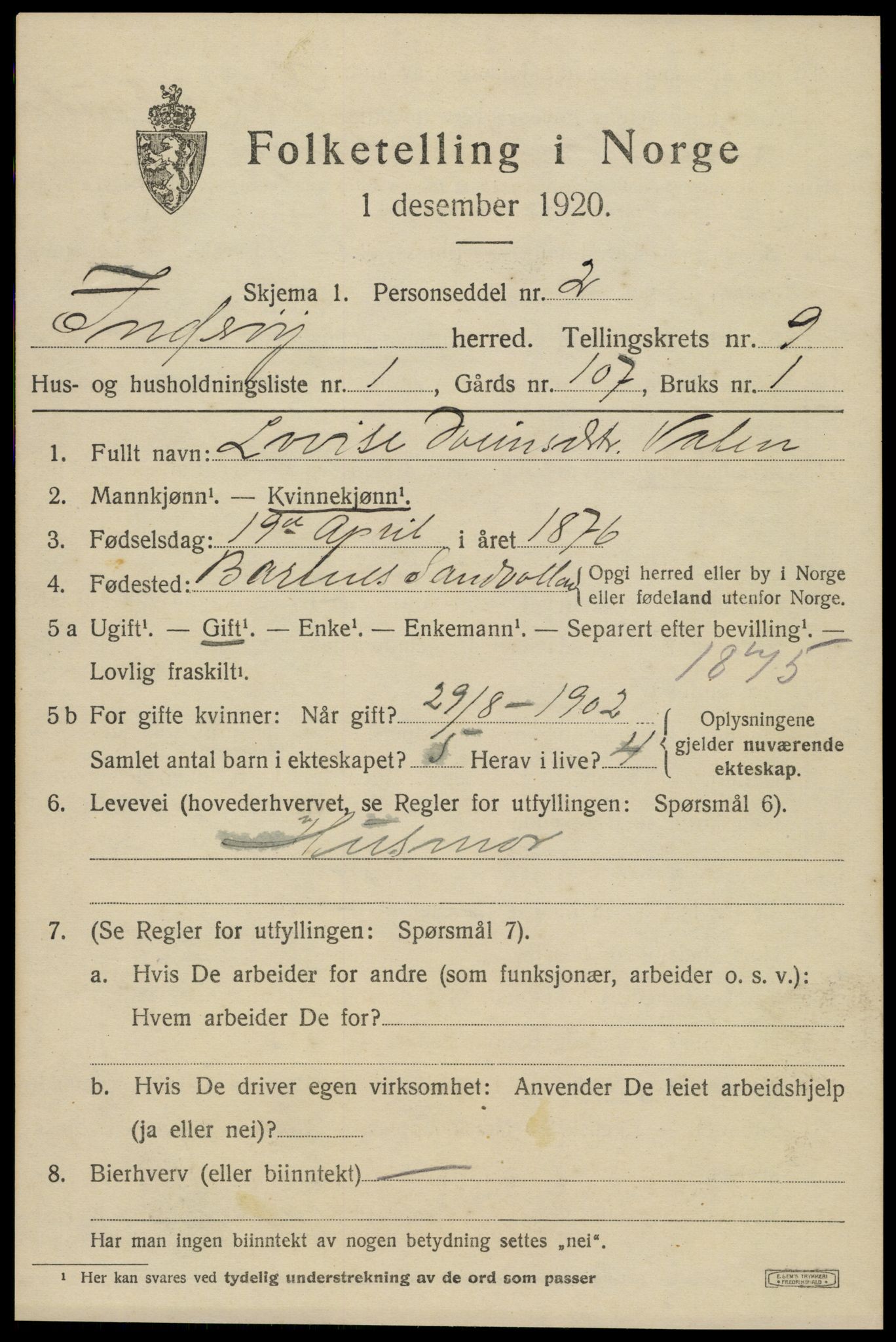 SAT, Folketelling 1920 for 1729 Inderøy herred, 1920, s. 6027